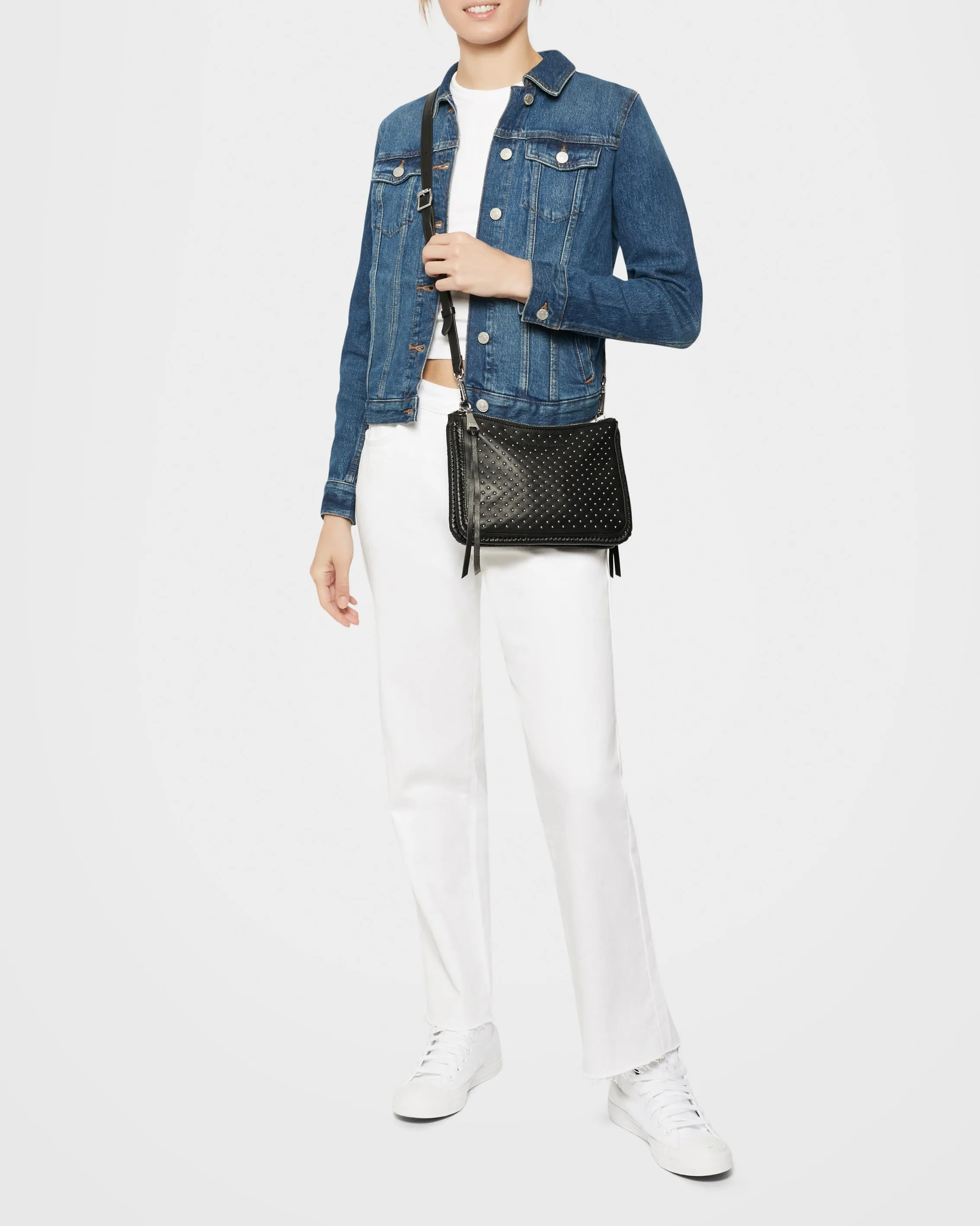 Famous Double Top Zip Crossbody sold by Aimee Kestenberg product image thumbnail 2