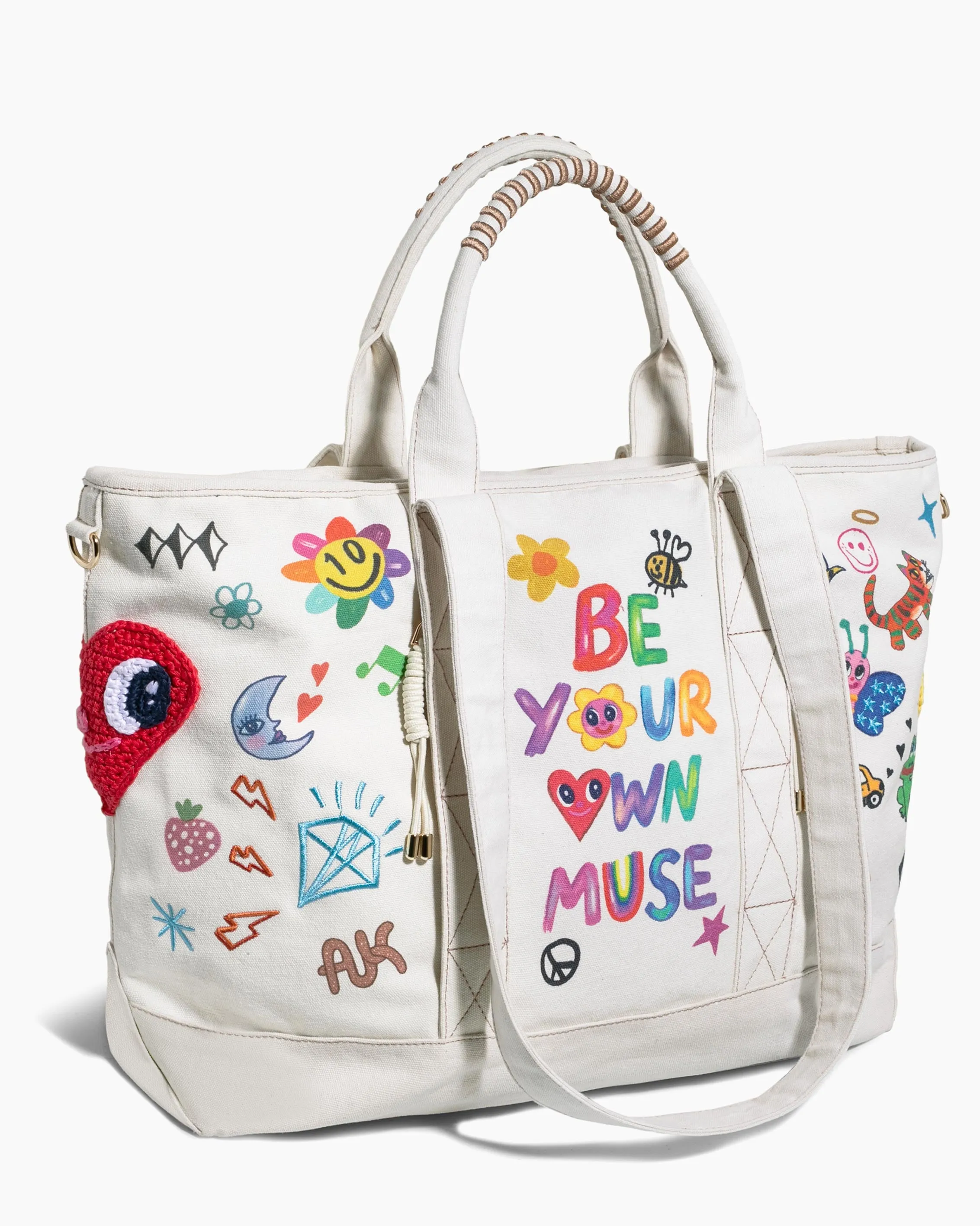 AK x ISCREAMCOLOUR Be Your Own Muse Tote sold by Aimee Kestenberg product image thumbnail 3