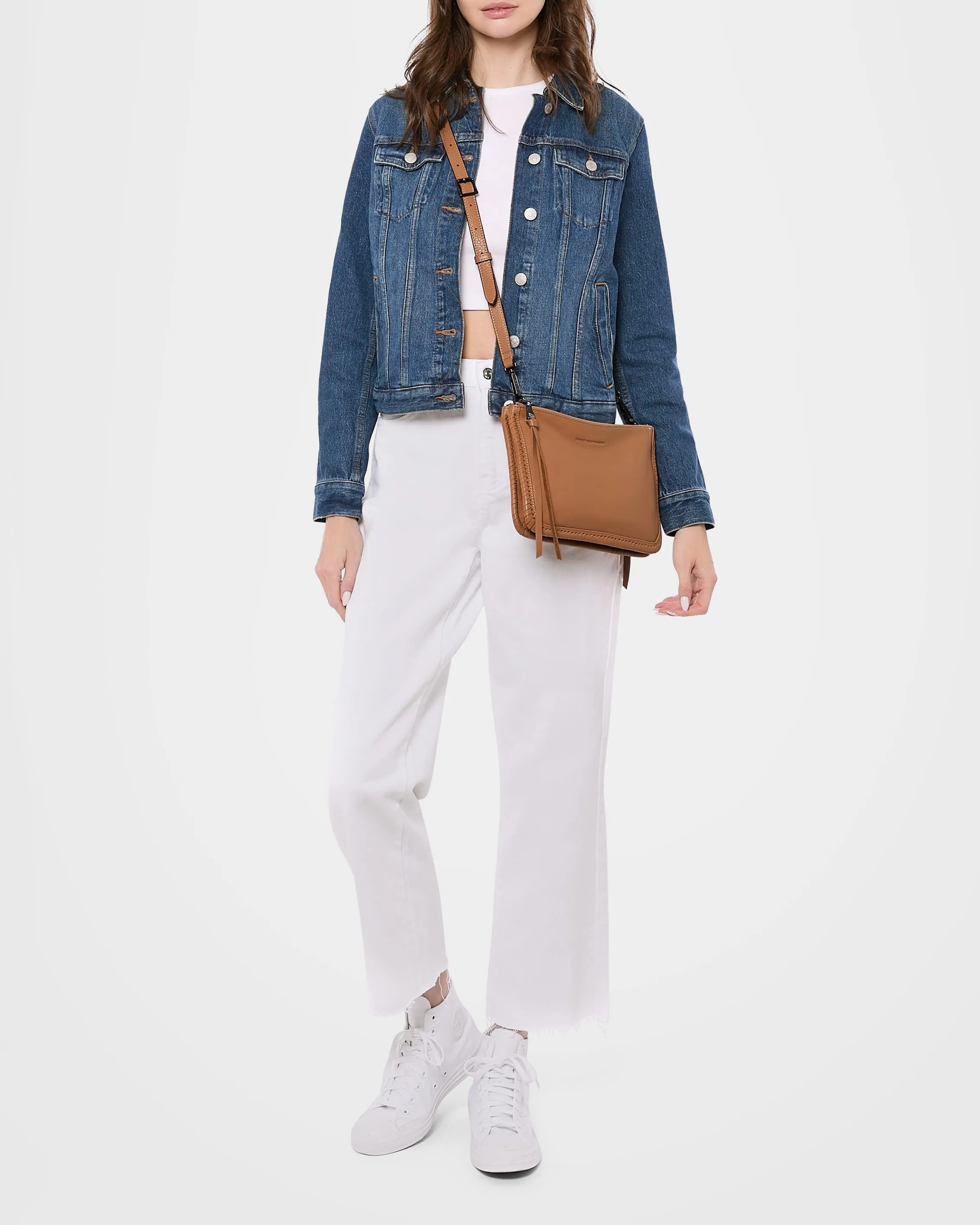 Famous Double Top Zip Crossbody sold by Aimee Kestenberg product image thumbnail 2