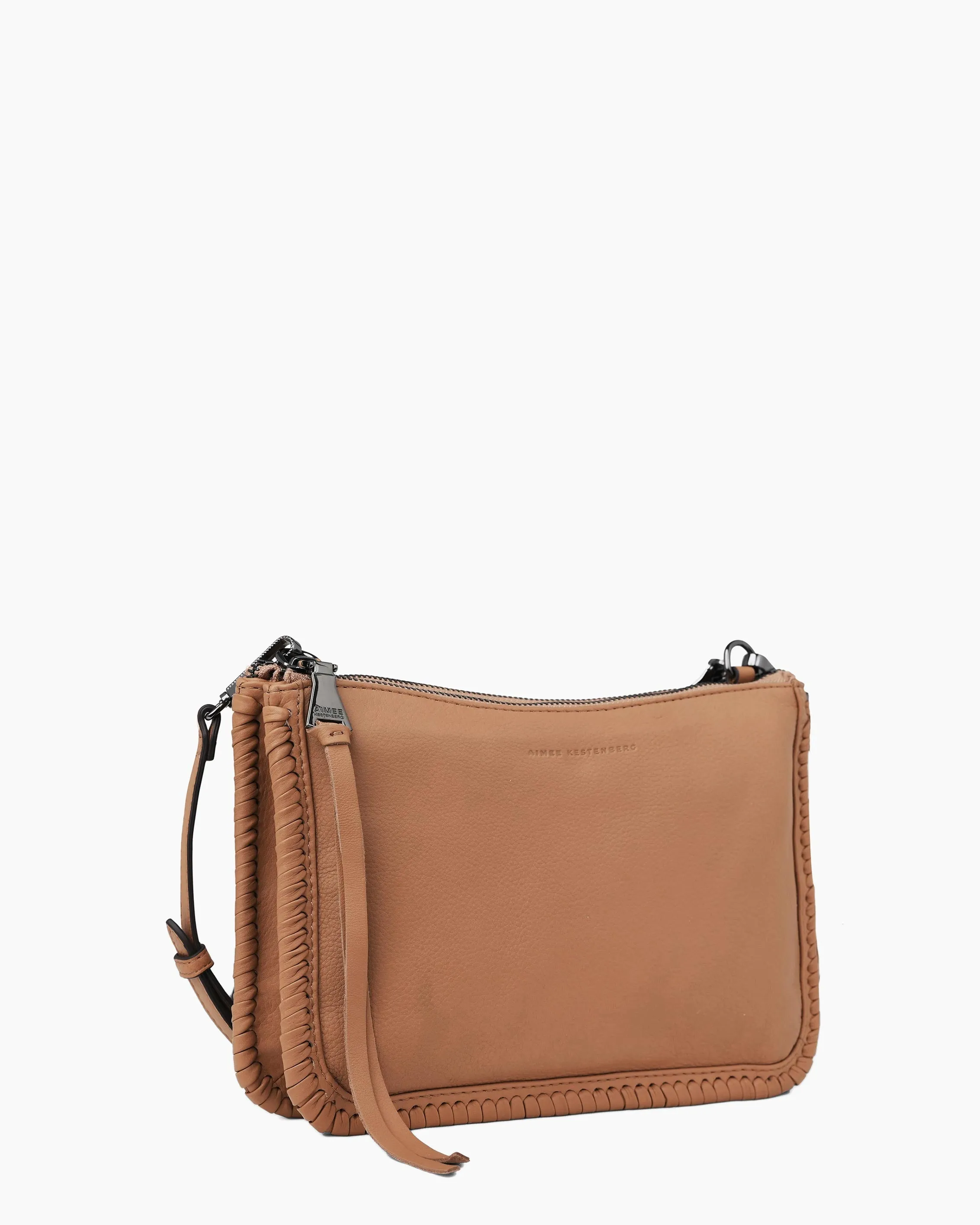 Famous Double Top Zip Crossbody sold by Aimee Kestenberg product image thumbnail 3