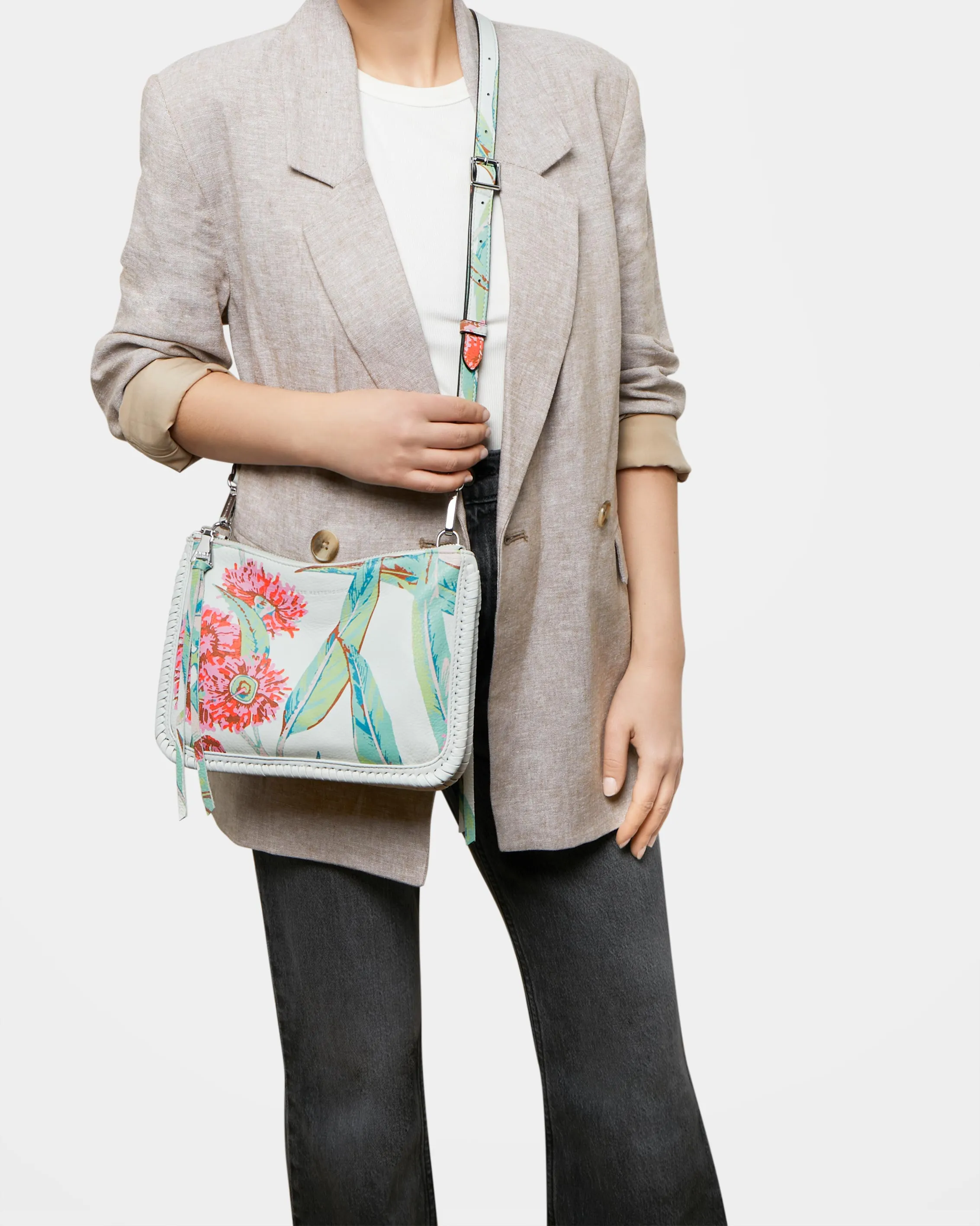 Famous Double Top Zip Crossbody sold by Aimee Kestenberg product image thumbnail 2