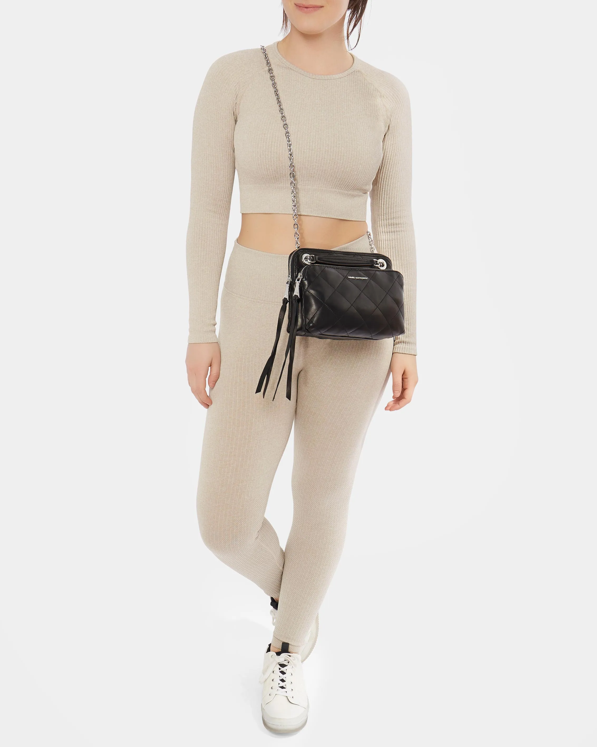 Maven Quilted Double Crossbody sold by Aimee Kestenberg product image thumbnail 2