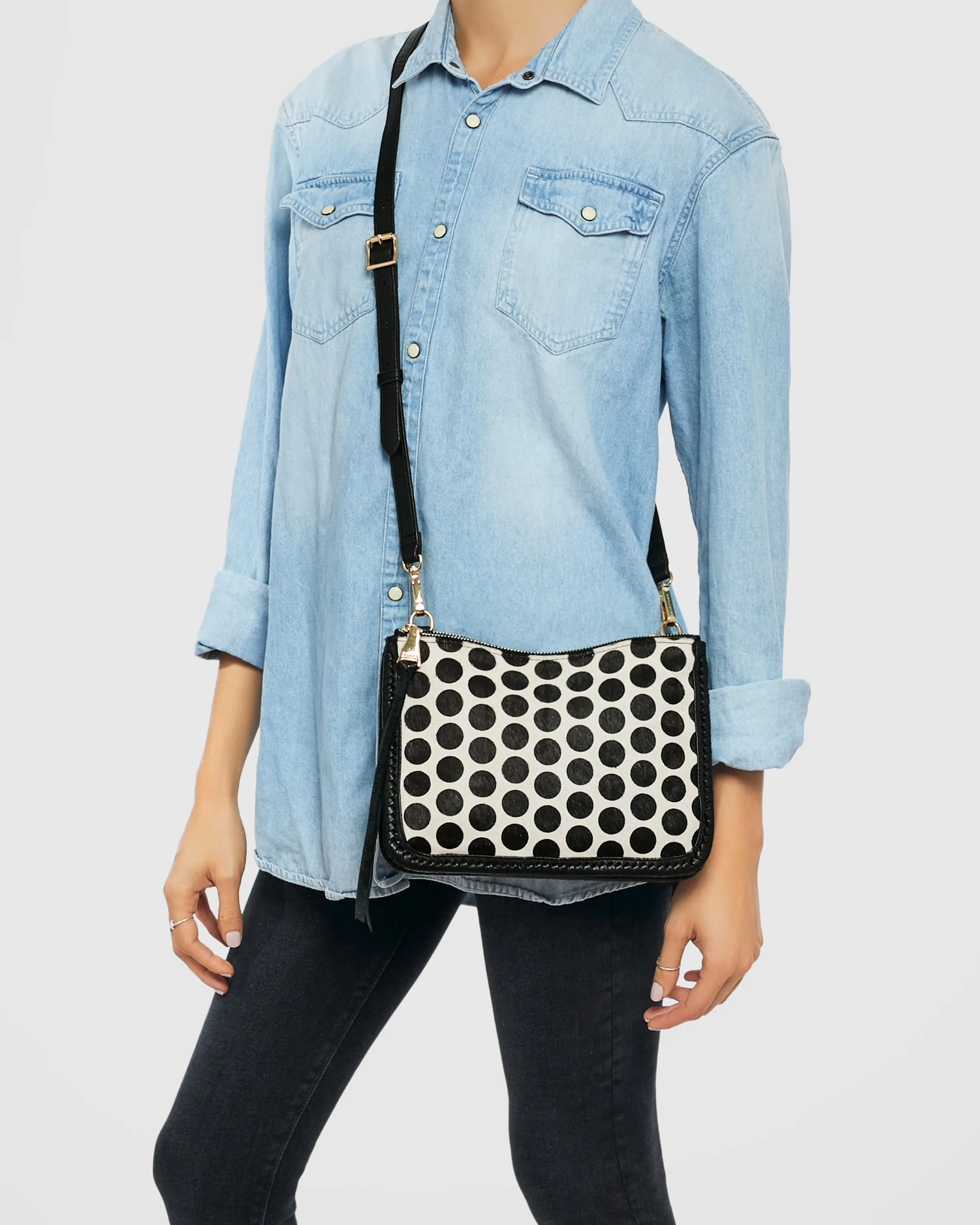Famous Double Top Zip Crossbody sold by Aimee Kestenberg product image thumbnail 2