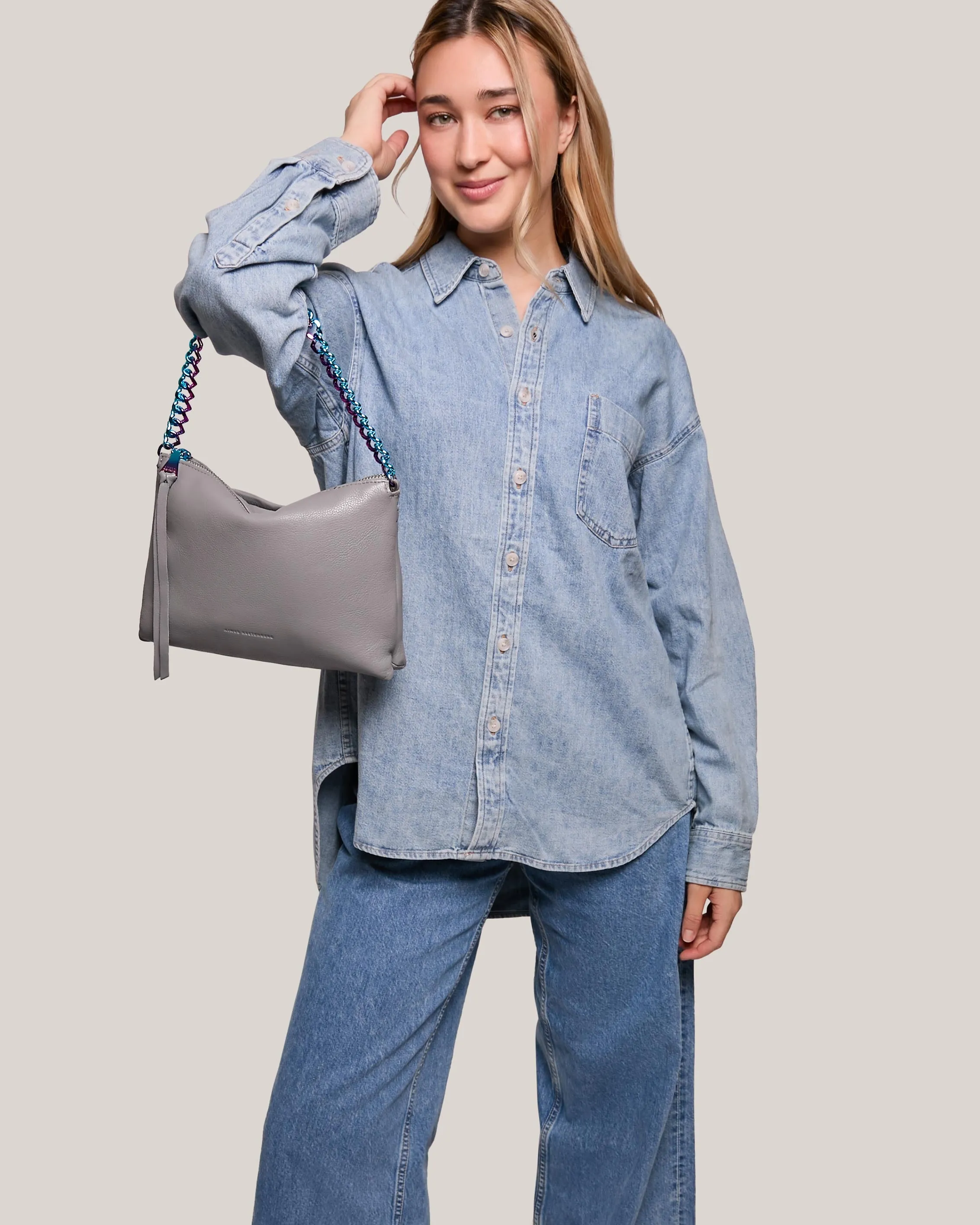 Mystro Heart Chain Convertible Crossbody sold by Aimee Kestenberg product image thumbnail 3