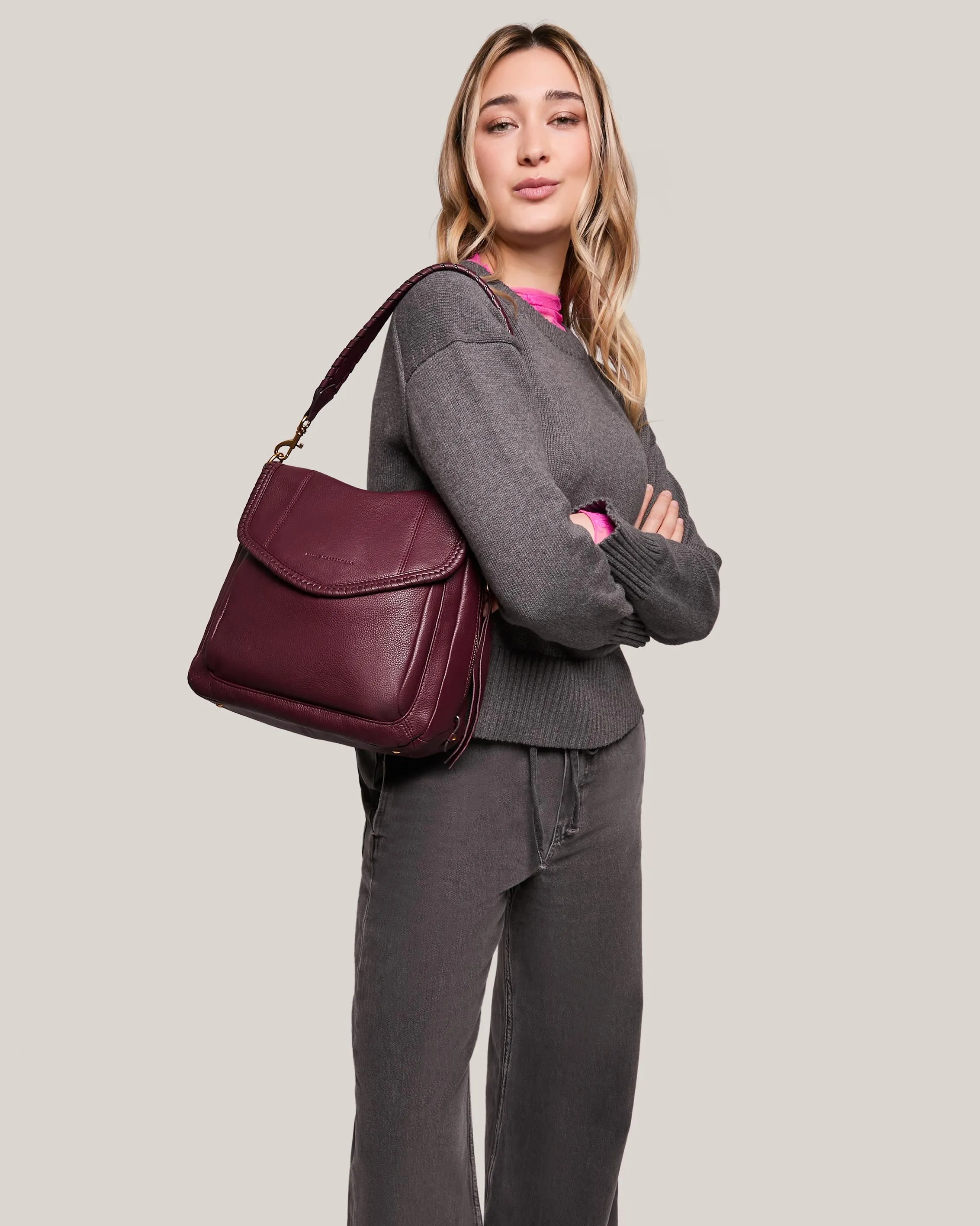 All For Love Zip Top Convertible Shoulder sold by Aimee Kestenberg product image thumbnail 3