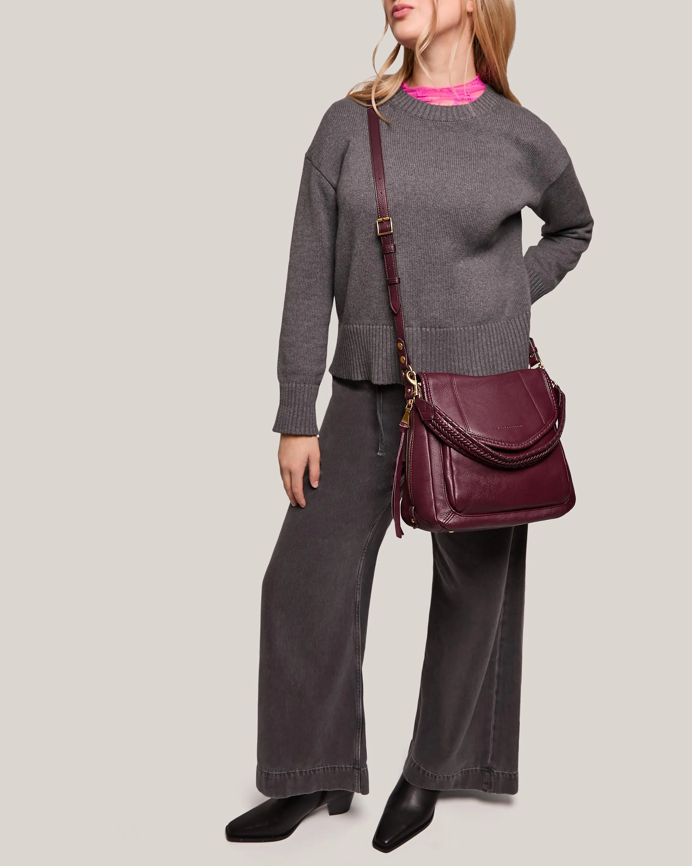 All For Love Zip Top Convertible Shoulder sold by Aimee Kestenberg product image thumbnail 2