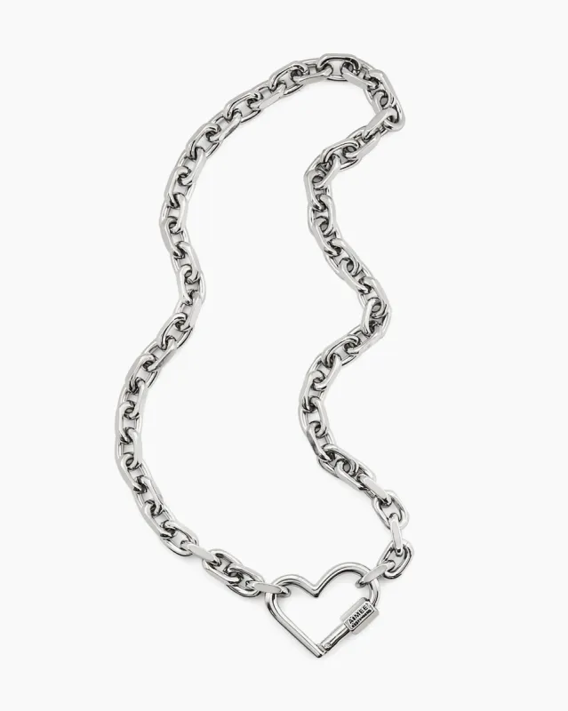 It's A Love Thing Heart Chain Necklace made by Aimee Kestenberg