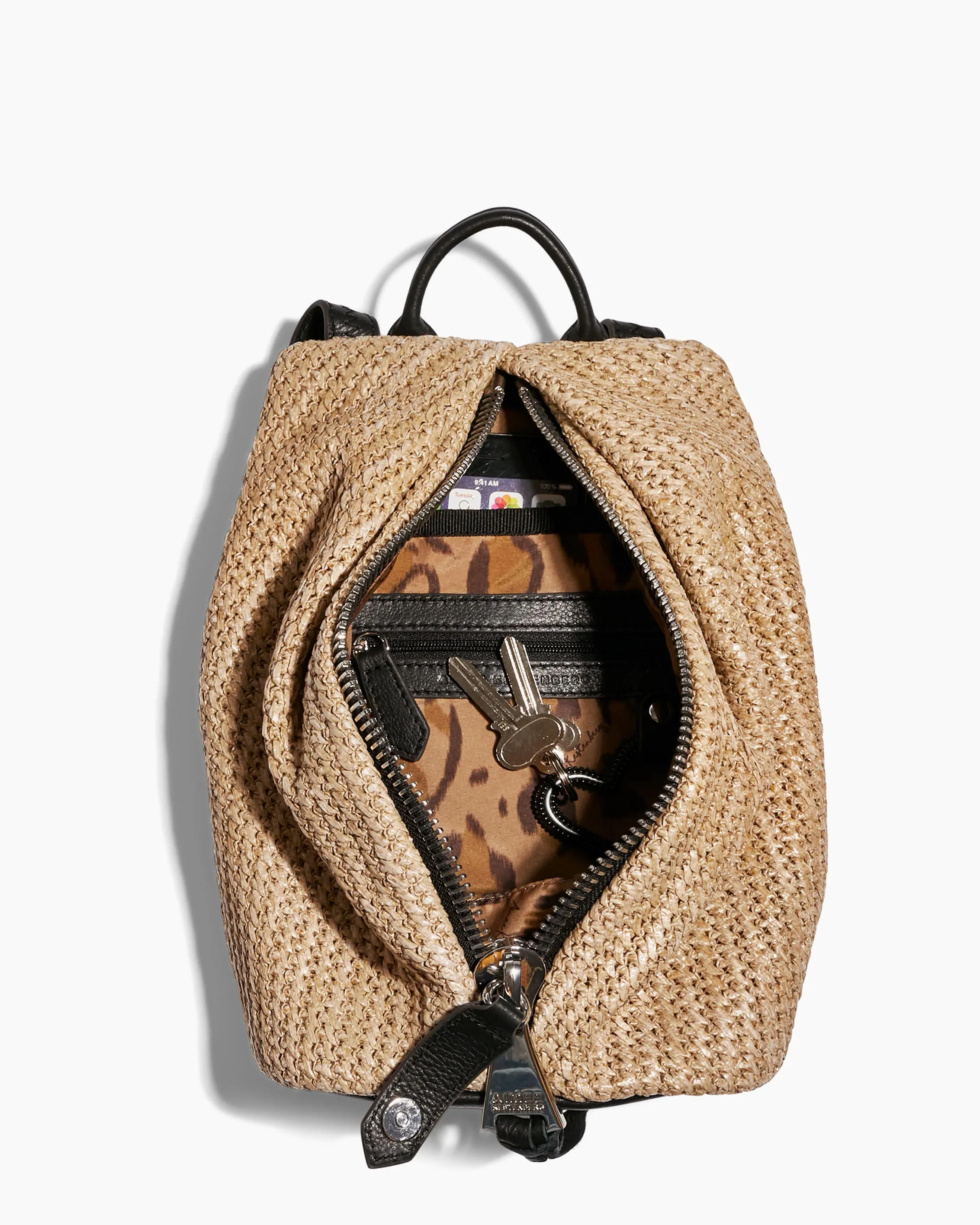 Tamitha Raffia Mini Backpack sold by Aimee Kestenberg product image thumbnail 4