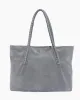 Embrace Tote Graphite Suede sold by Aimee Kestenberg