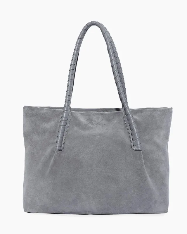 Embrace Tote Graphite Suede sold by Aimee Kestenberg