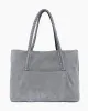 Embrace Tote Graphite Suede sold by Aimee Kestenberg