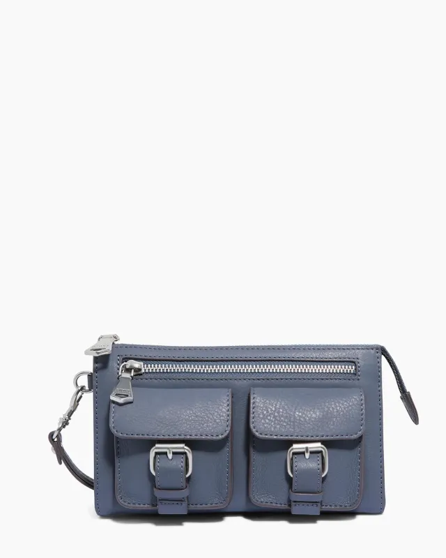 Saddle-Up Leather Wristlet Clutch sold by Aimee Kestenberg