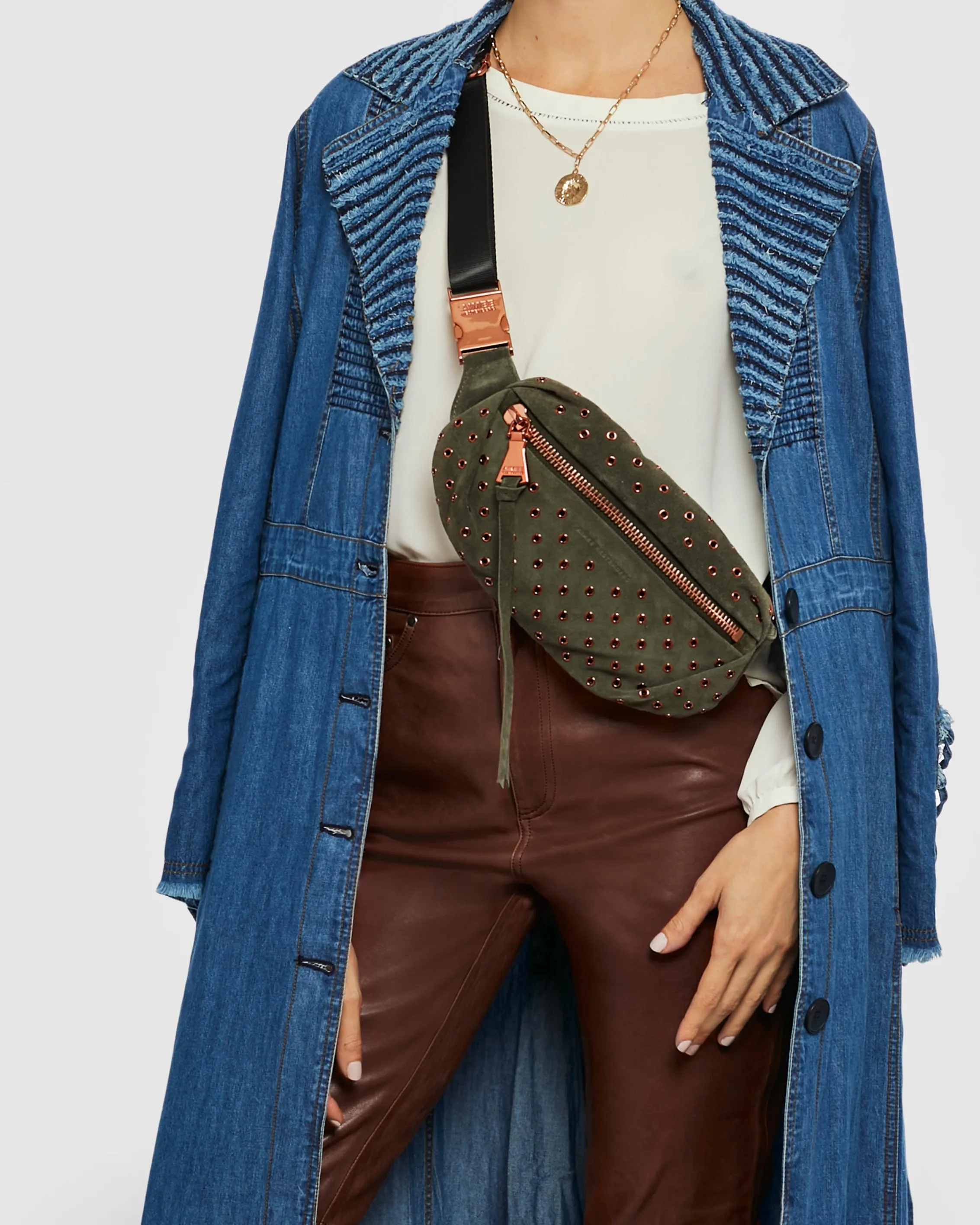 Milan Bum Bag with Eyelets sold by Aimee Kestenberg product image thumbnail 2