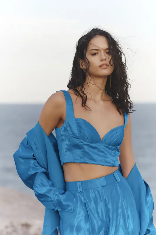Elation Pleated Bralette sold by Aje