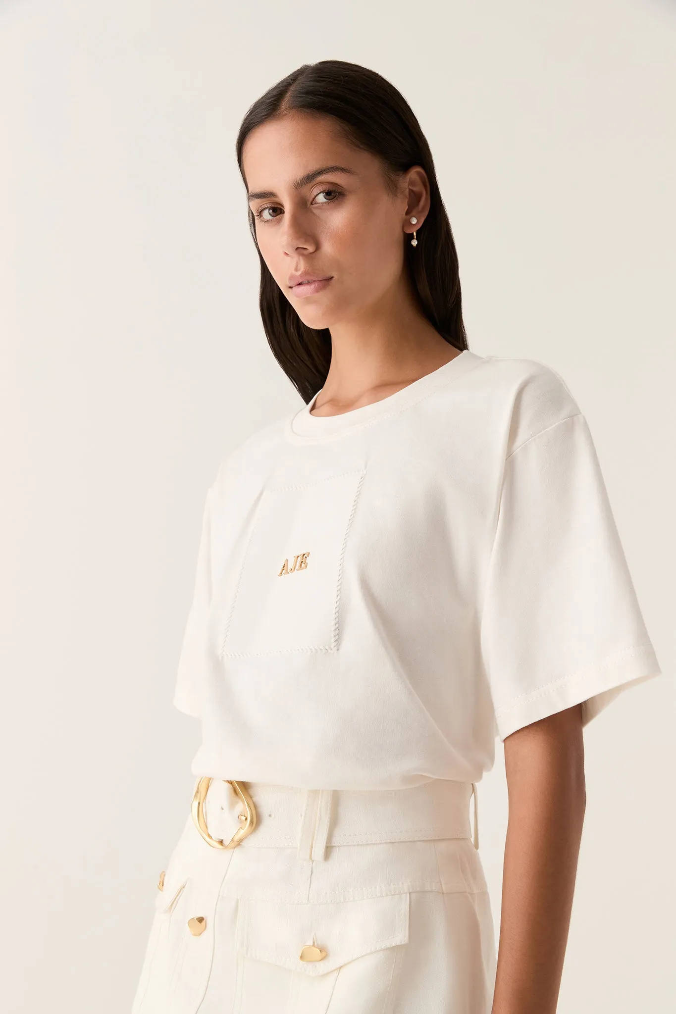 Thalia Oversized Tee sold by Aje product image thumbnail 5