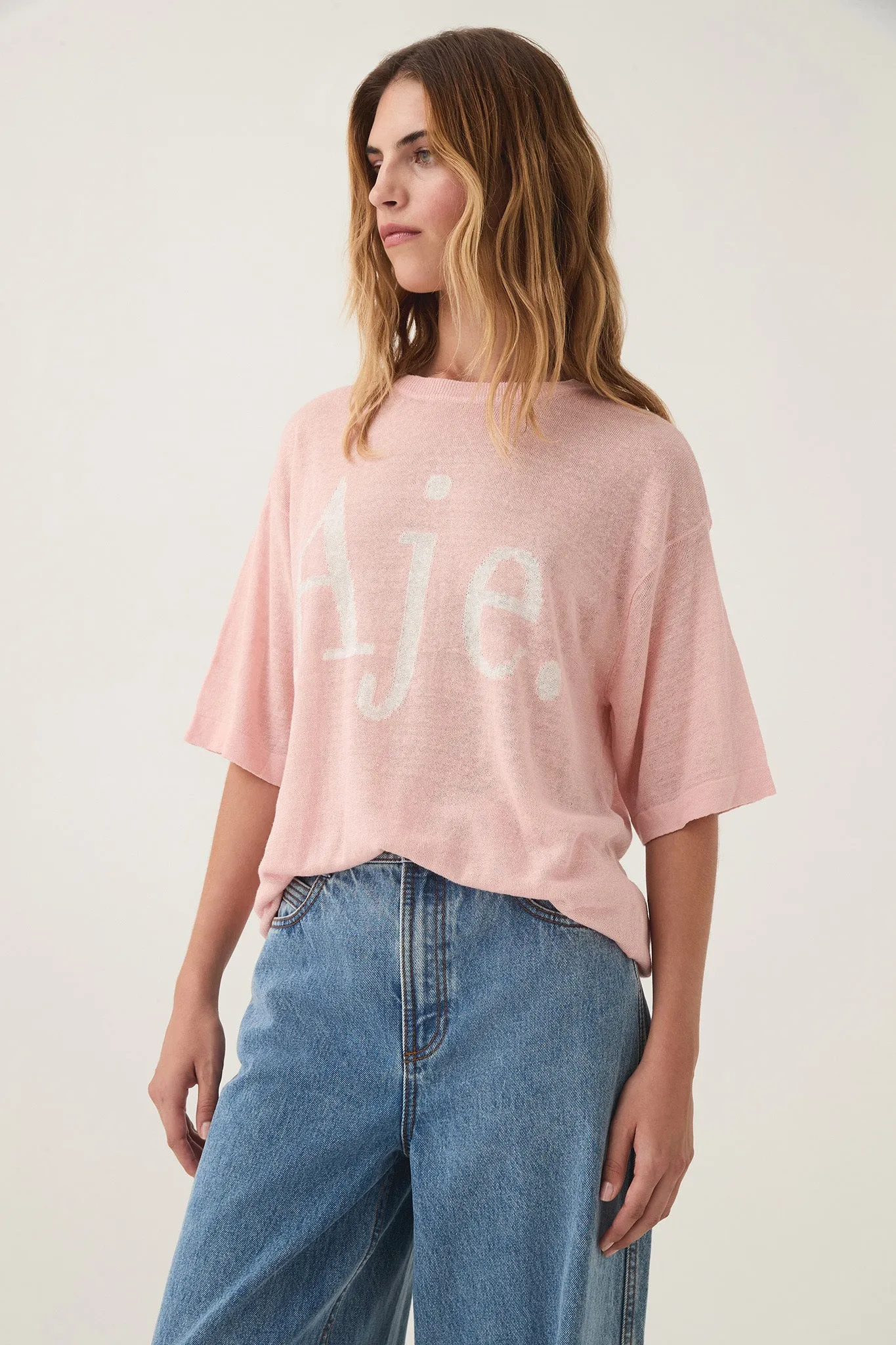 Elvira Oversized Linen Tee sold by Aje product image thumbnail 5