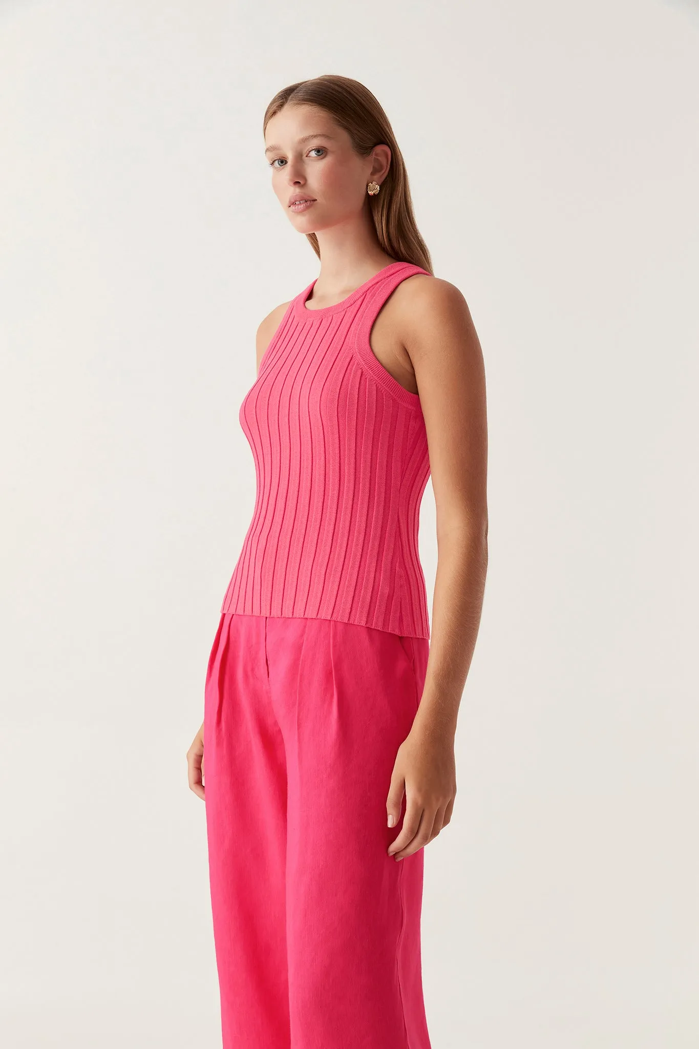 Hydra Racer Knit Ribbed Top sold by Aje product image thumbnail 4