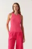 Hydra Racer Knit Ribbed Top sold by Aje
