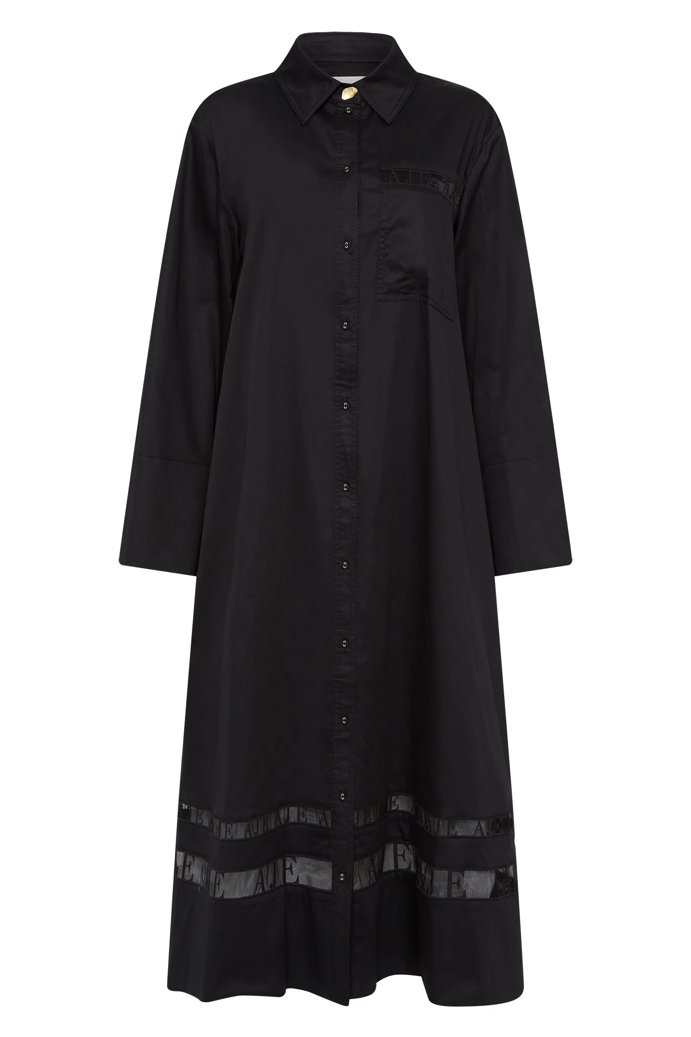 Reframe Logo Shirt Dress sold by Aje product image thumbnail 2