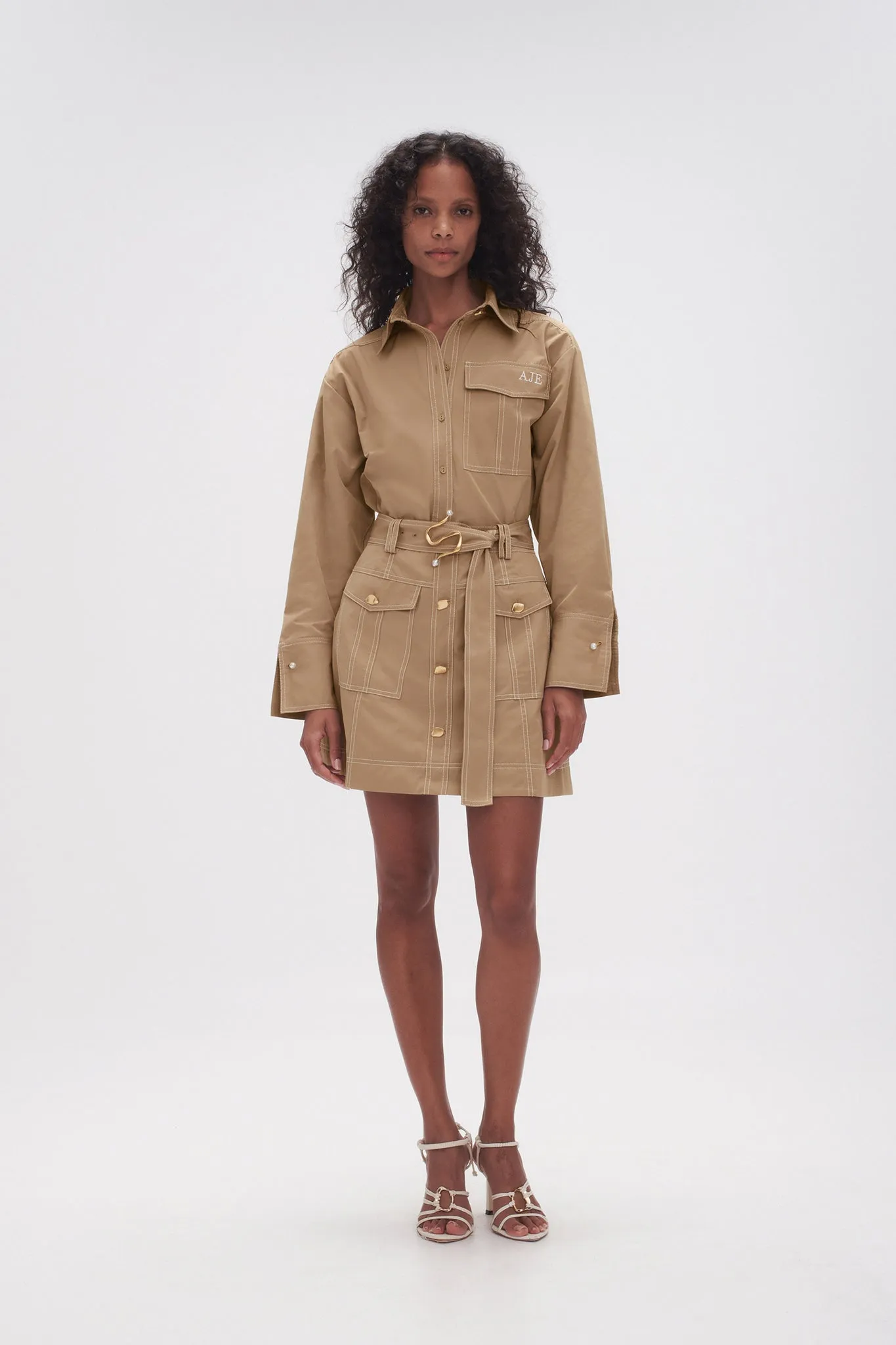 Willow Utility Mini Skirt sold by Aje