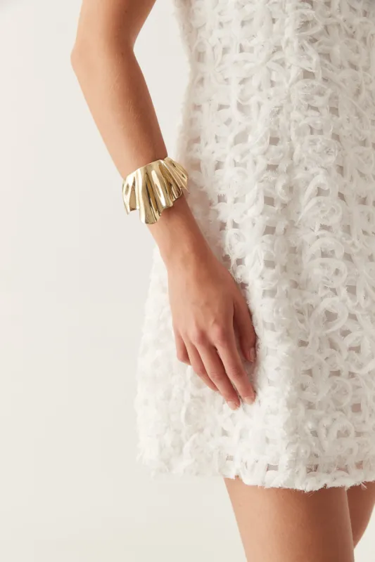 Coral Scrunch Cuff made by Aje