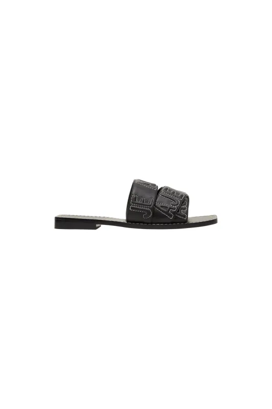 Lodge Deboss Logo Sandal sold by Aje
