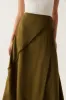 Arbour Whipstitch Midi Skirt sold by Aje