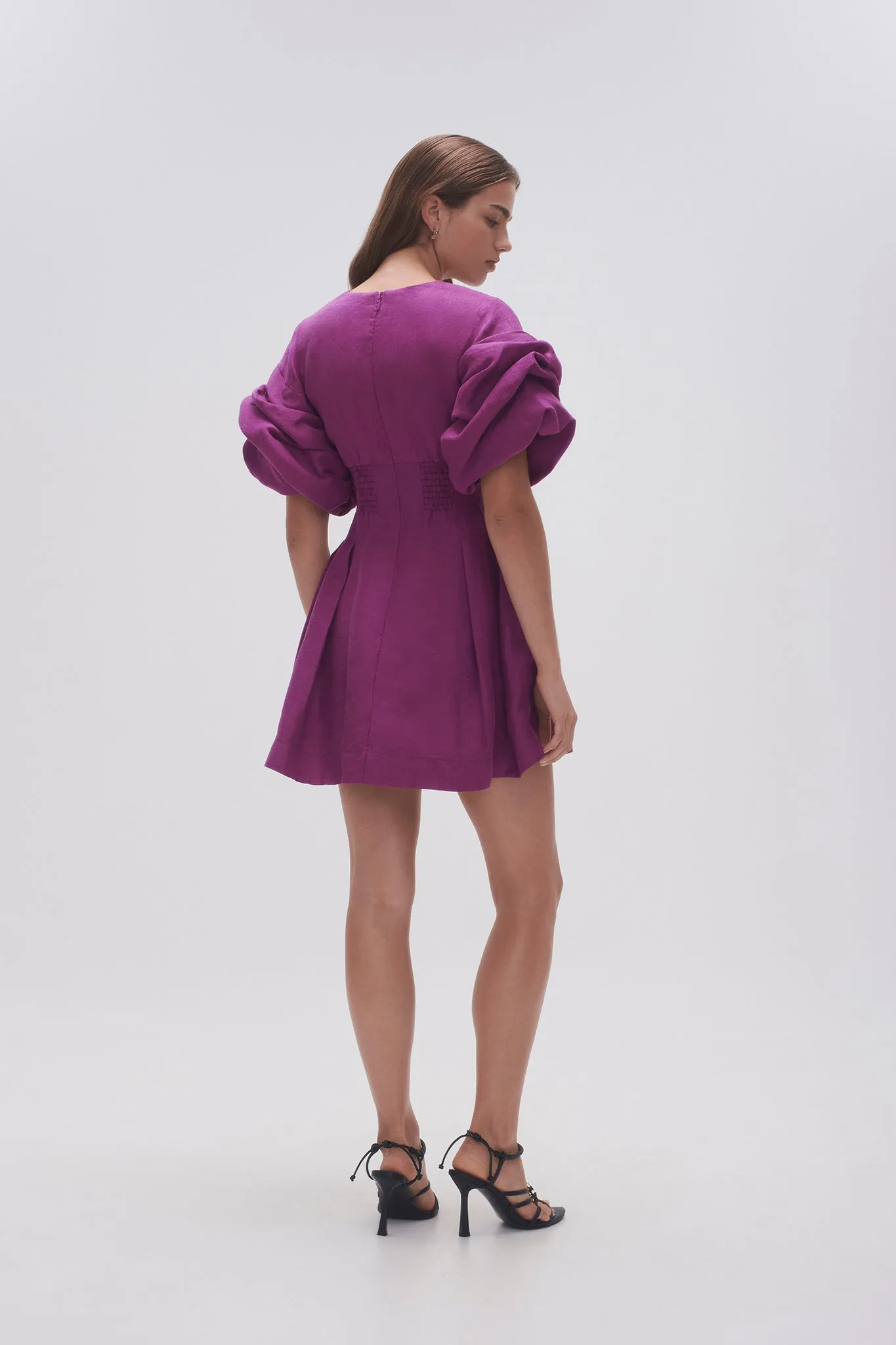 Adelie Puff Sleeve Mini Dress sold by Aje product image thumbnail 5