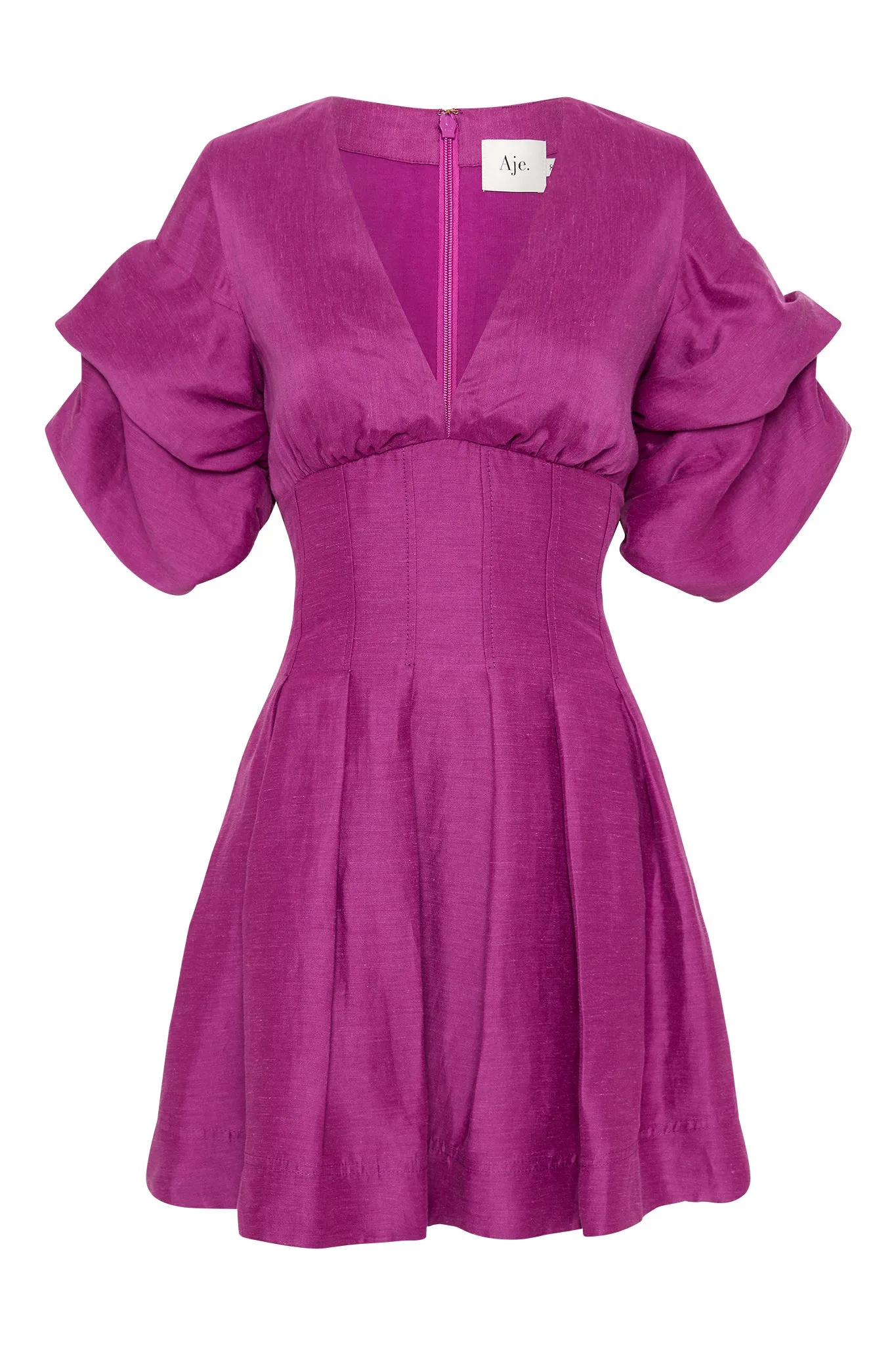 Adelie Puff Sleeve Mini Dress sold by Aje product image thumbnail 2