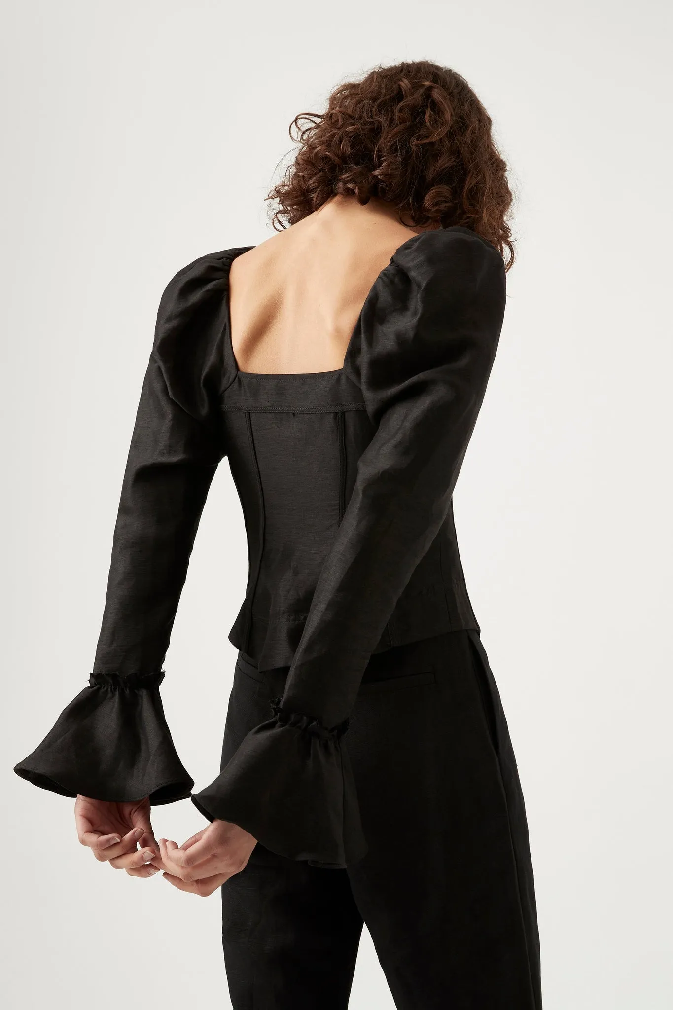 Giselle Long Sleeve Corset Top sold by Aje product image thumbnail 5
