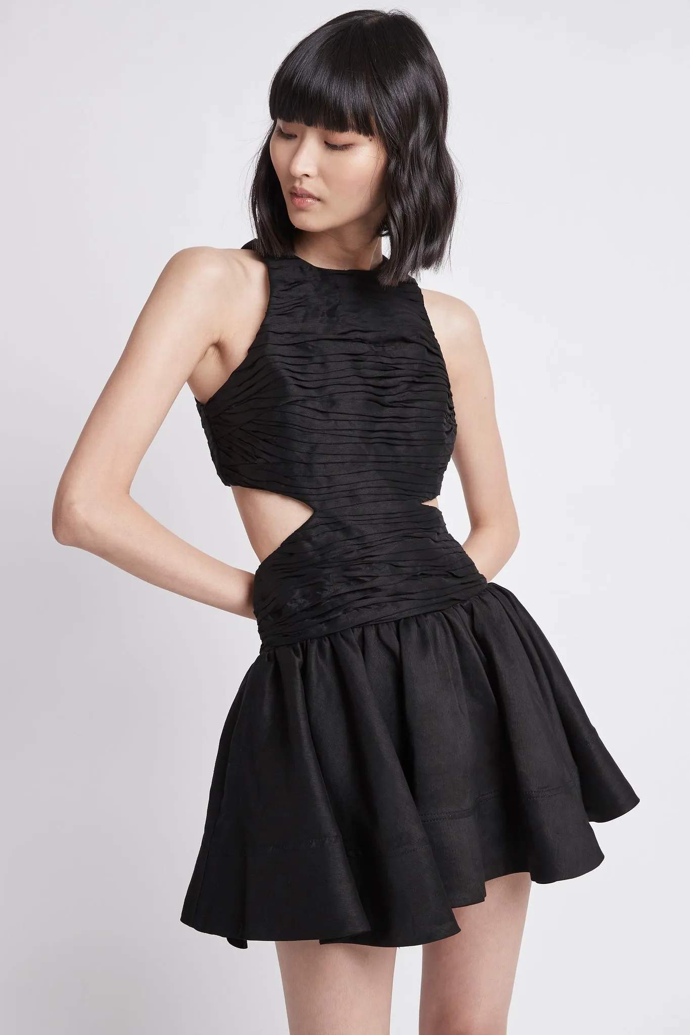 Introspect Cut Out Mini Dress sold by Aje