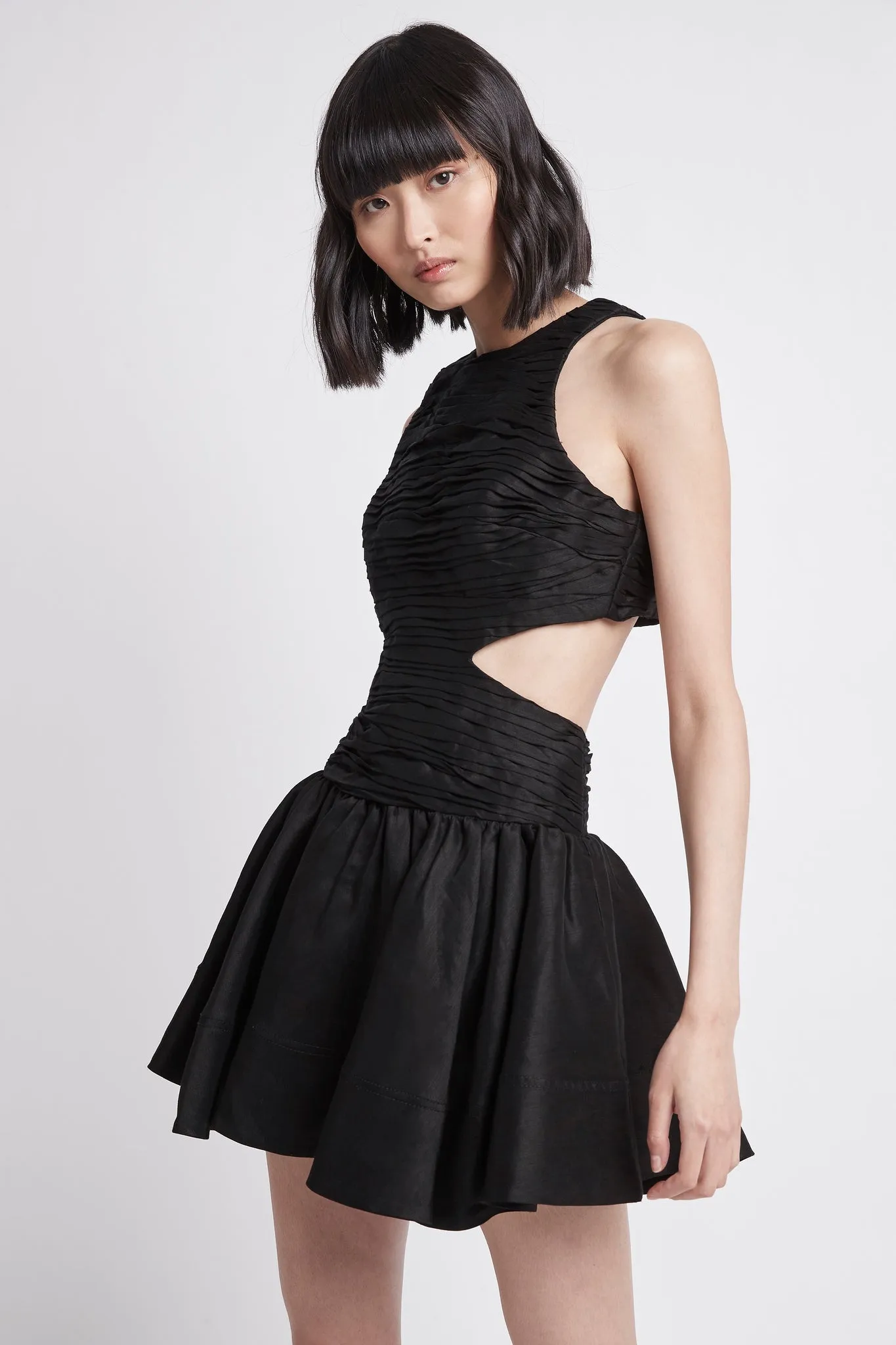 Introspect Cut Out Mini Dress sold by Aje product image thumbnail 3