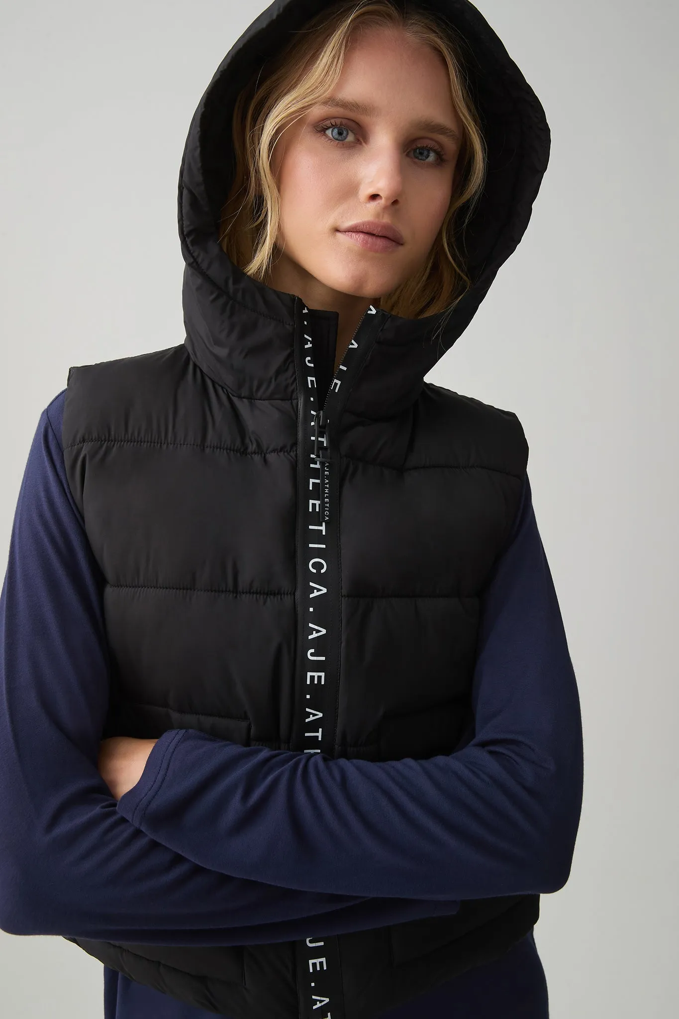 Sleeveless Hooded Puffer 747 sold by Aje product image thumbnail 5
