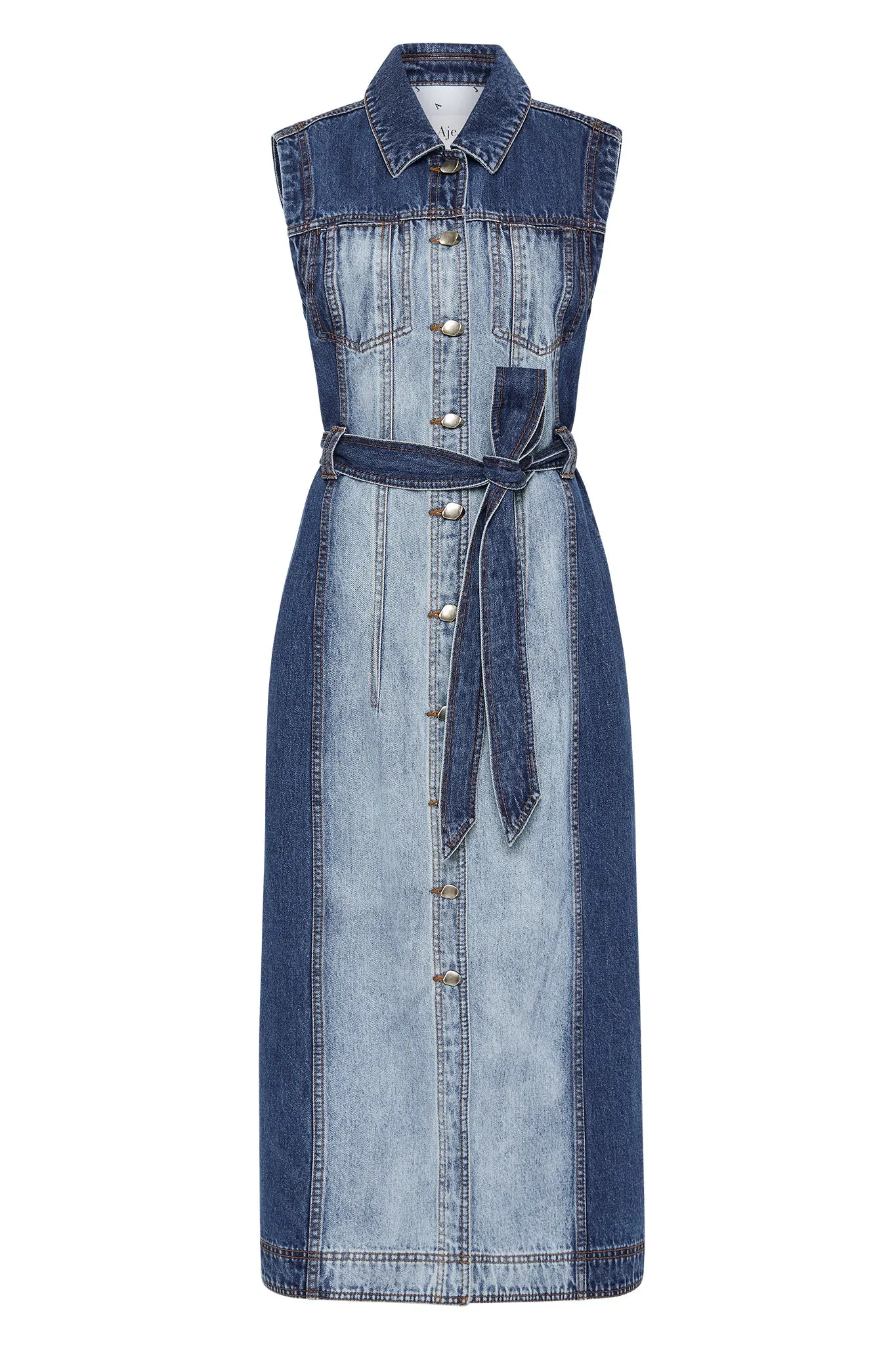 Darcie Denim Midi Dress sold by Aje product image thumbnail 2