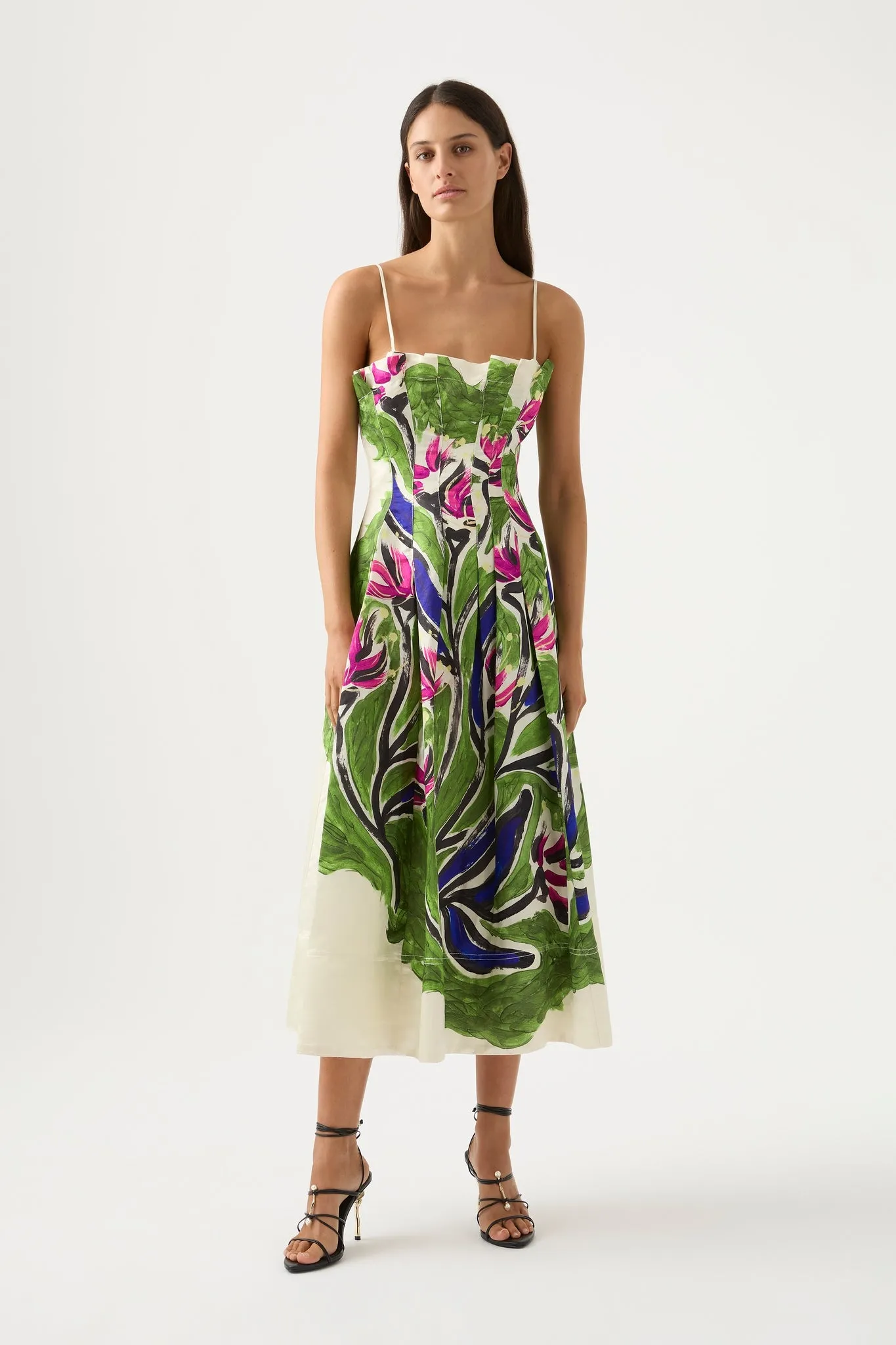 Paradiso Cinched Midi Dress sold by Aje product image thumbnail 3
