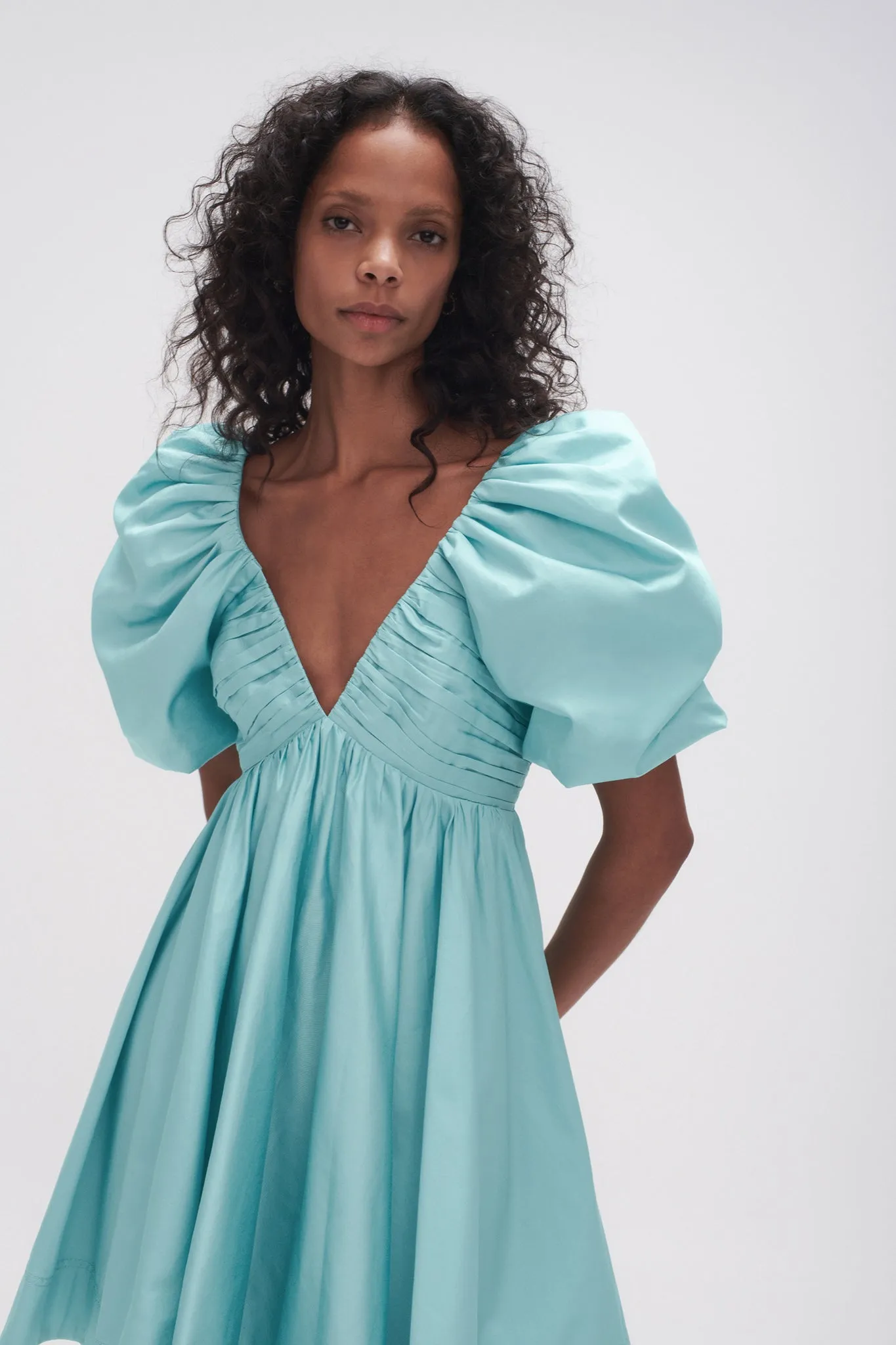 Gabrielle Plunge Mini Dress sold by Aje product image thumbnail 4