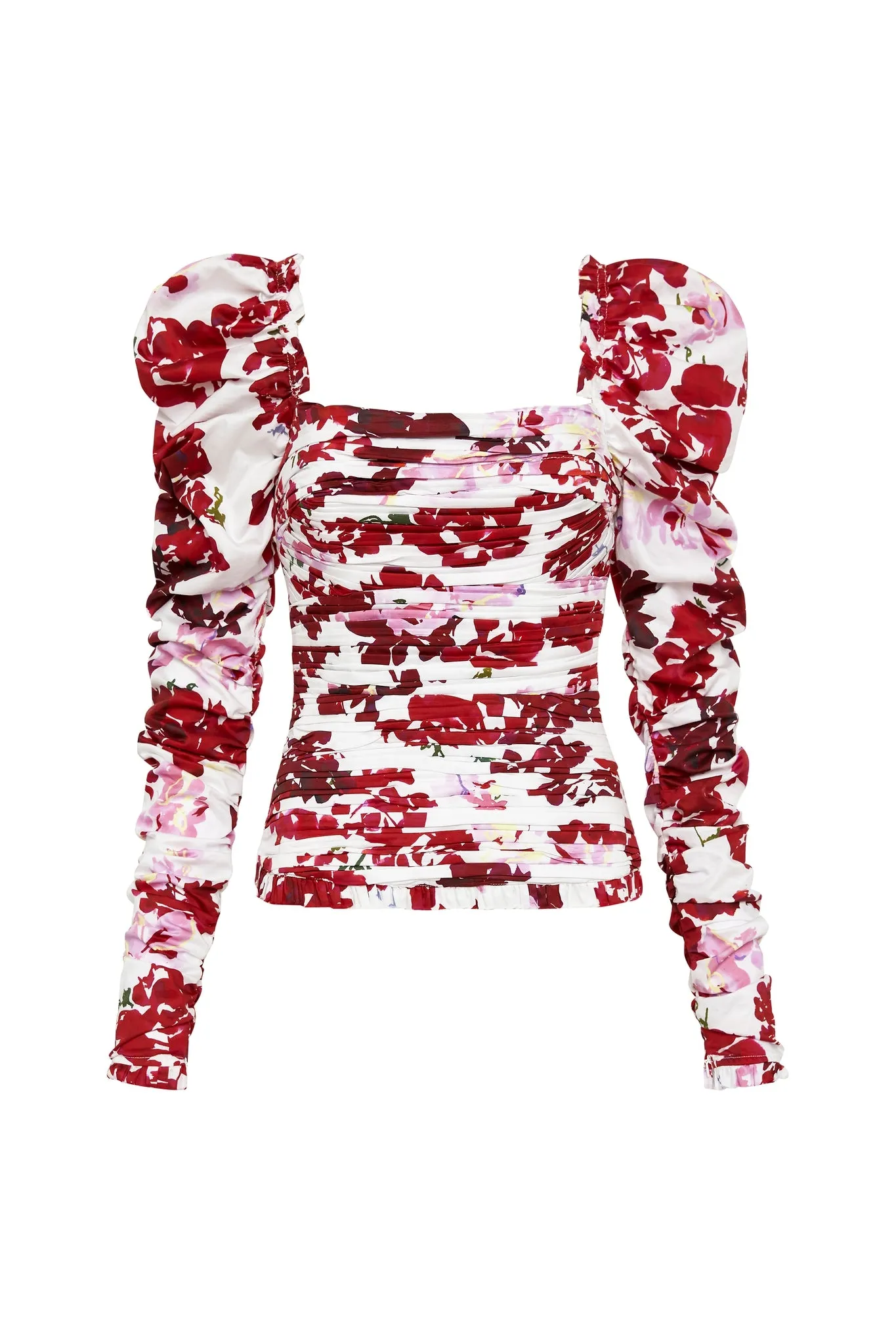 Marlene Roses Ruched Top sold by Aje product image thumbnail 2