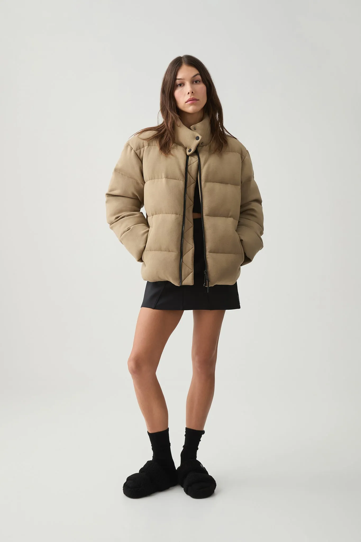 Quilted Puffer Jacket 733 sold by Aje product image thumbnail 3