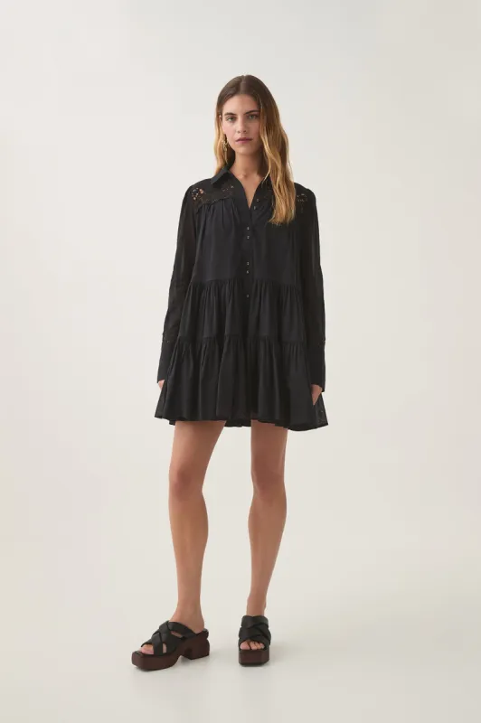 Charmer Lace Trim Mini Dress sold by Aje