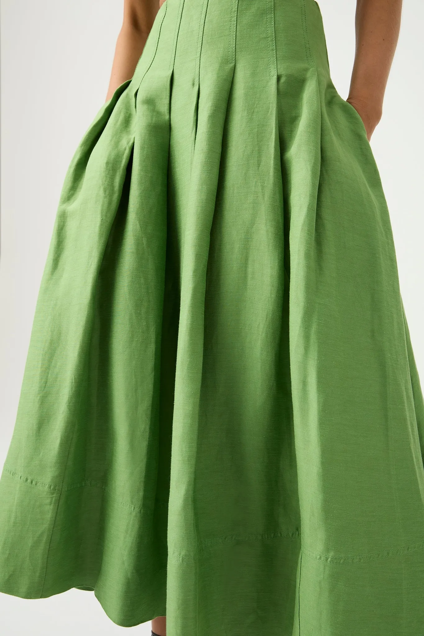 Paradiso Cinched Midi Skirt sold by Aje product image thumbnail 4