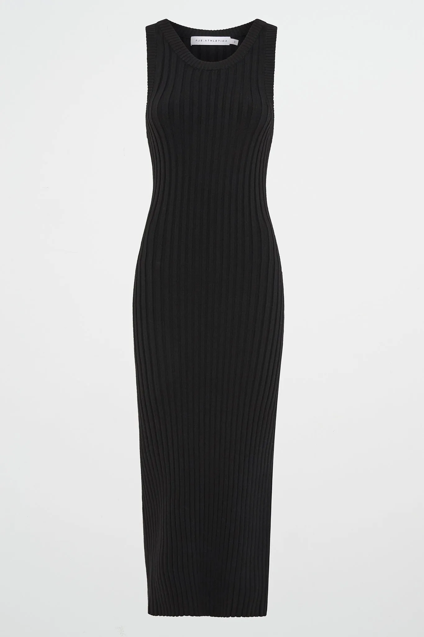 Rib Knit Hem Split Dress 816 sold by Aje product image thumbnail 2