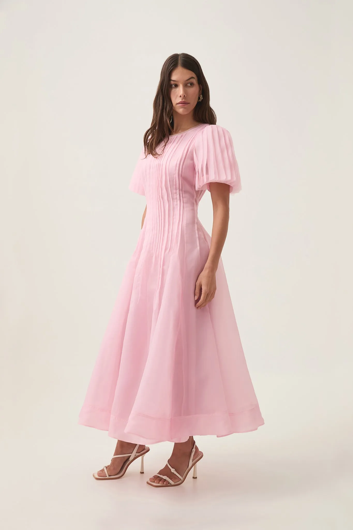 Nova Pleated Midi Dress sold by Aje product image thumbnail 3