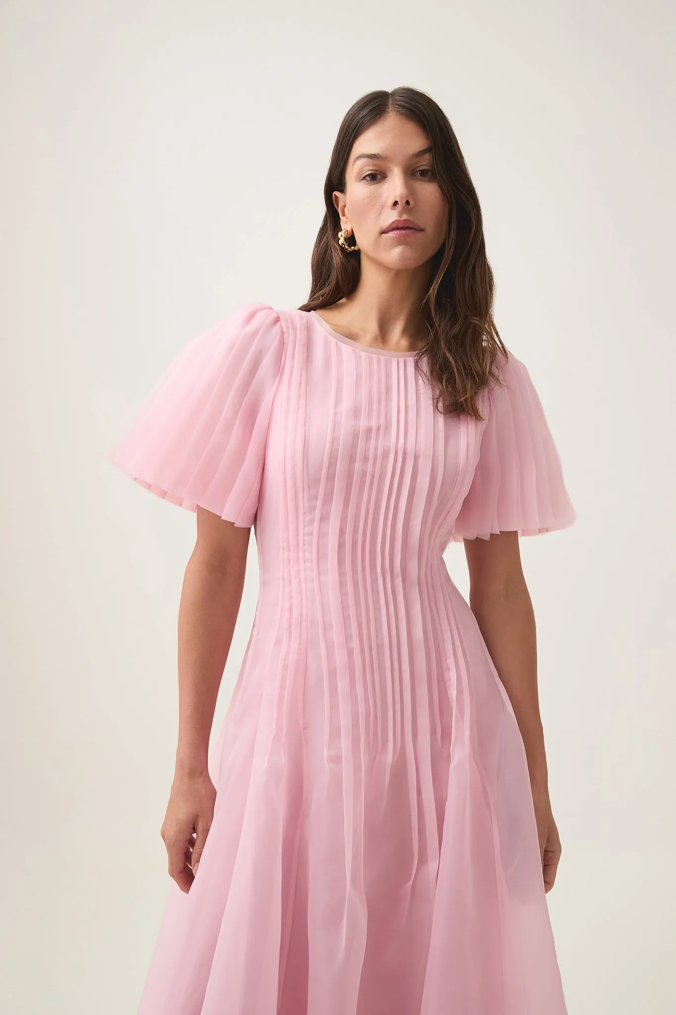 Nova Pleated Midi Dress sold by Aje product image thumbnail 4