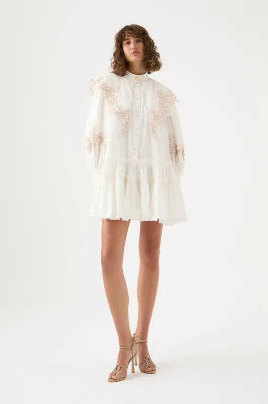 Botanical Trim Collar Dress sold by Aje