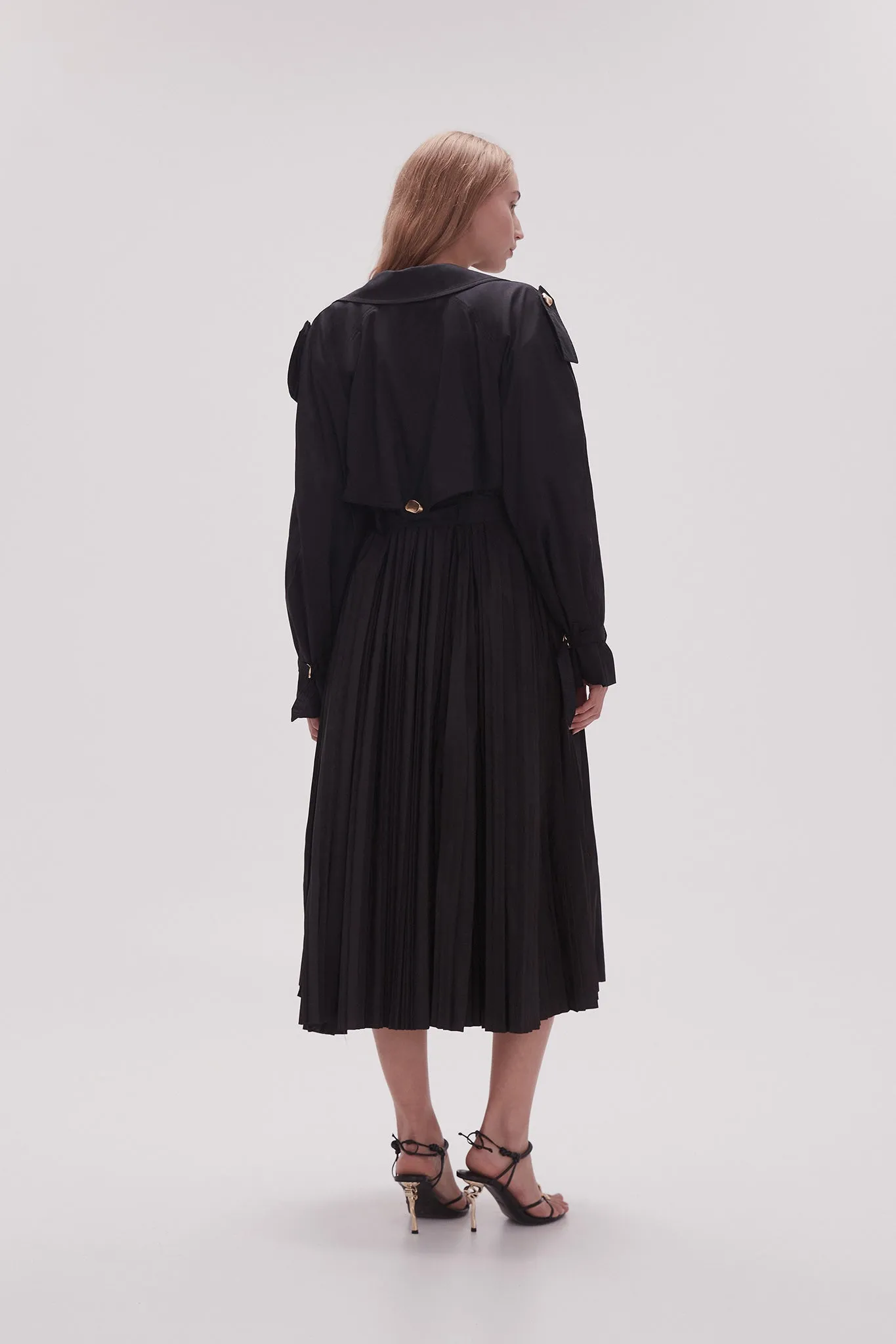 Prima Pleat Trench Coat sold by Aje product image thumbnail 5