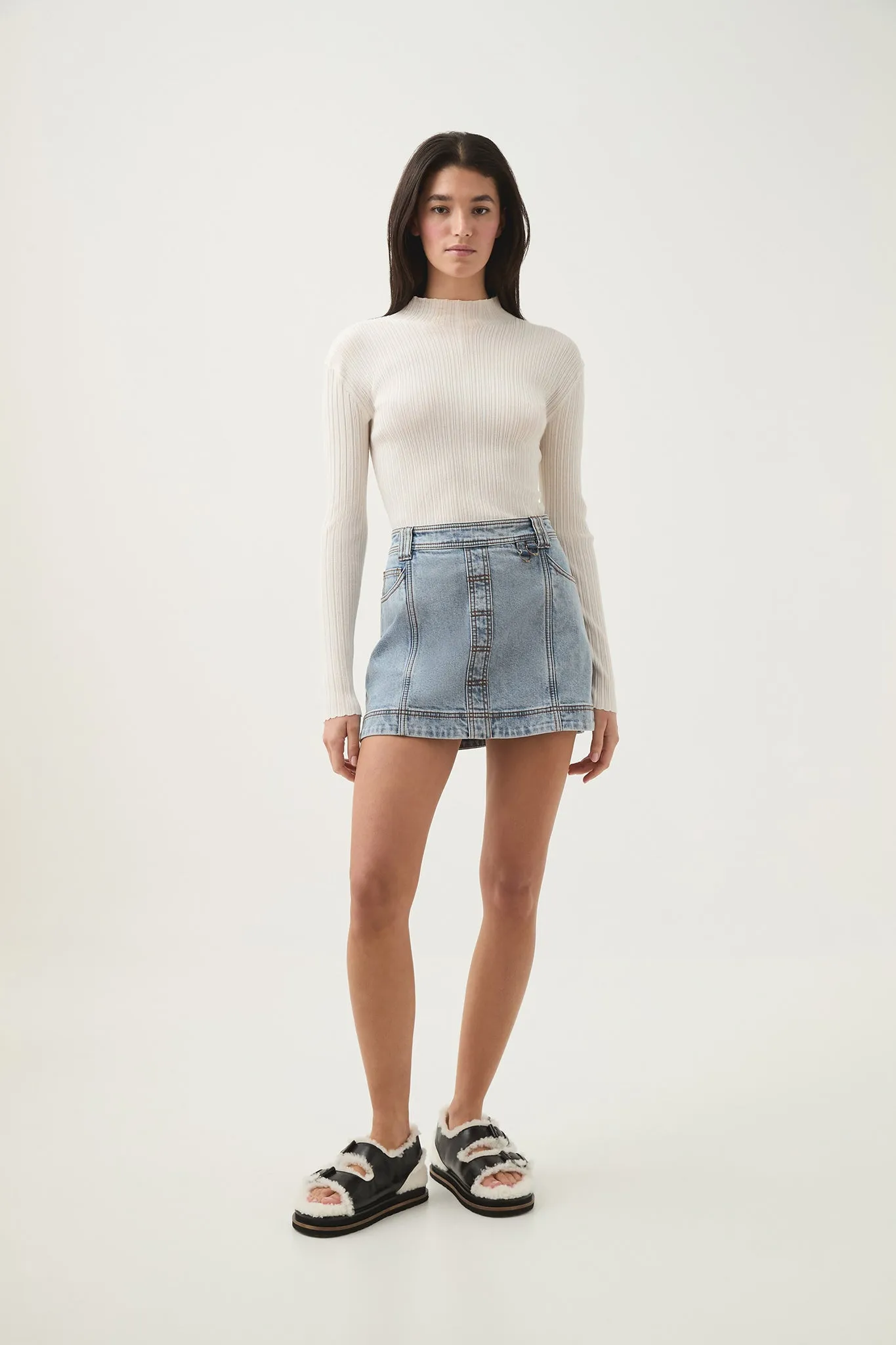 Corie Low Waisted Mini Skirt sold by Aje product image thumbnail 3