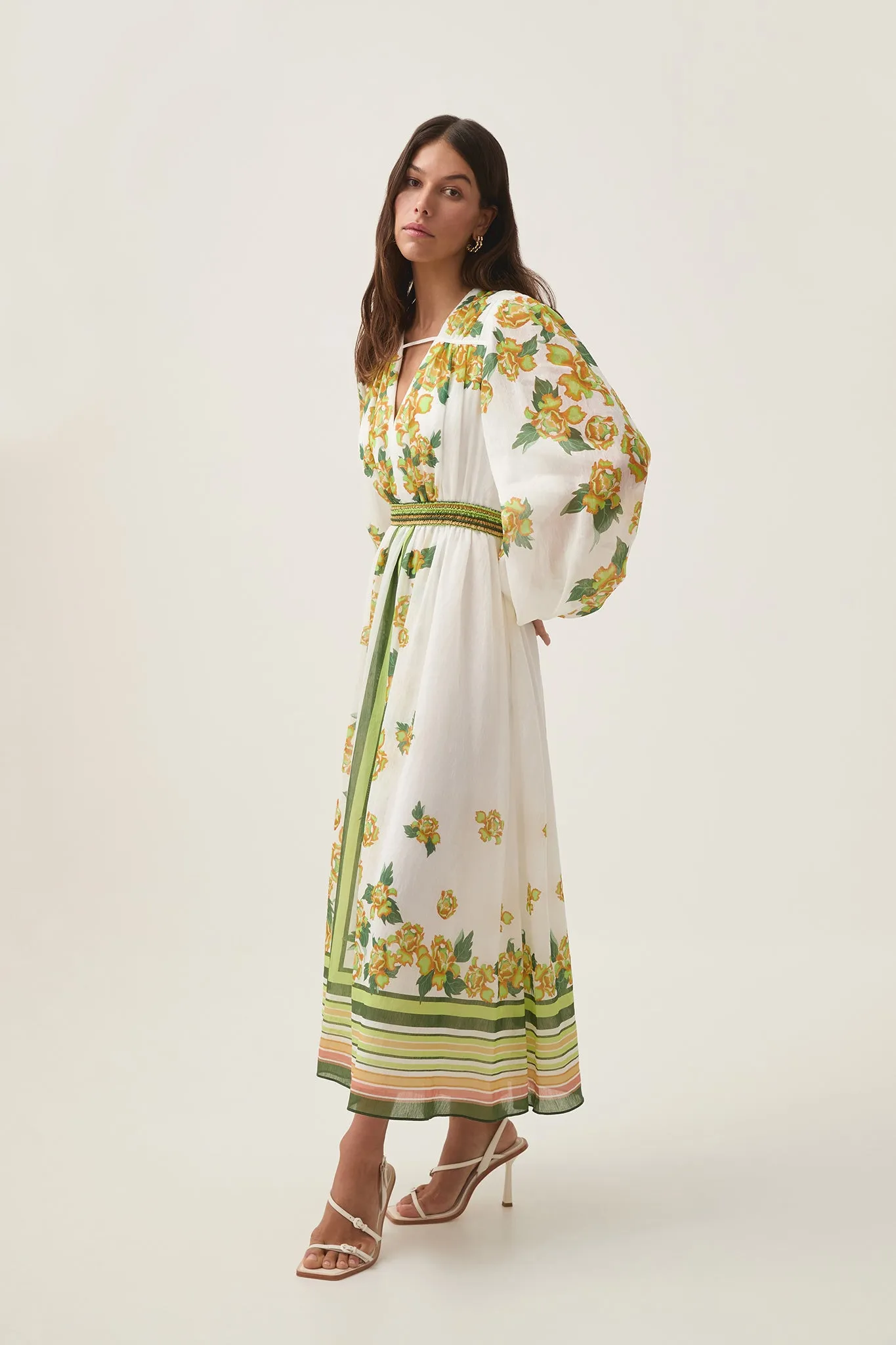 Secret Border Print Midi Dress sold by Aje product image thumbnail 3