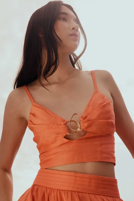 Ariel Sculptural Ring Top sold by Aje