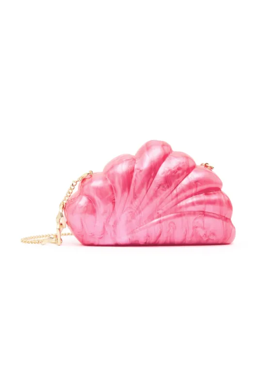 Dreamer Clamshell Clutch sold by Aje