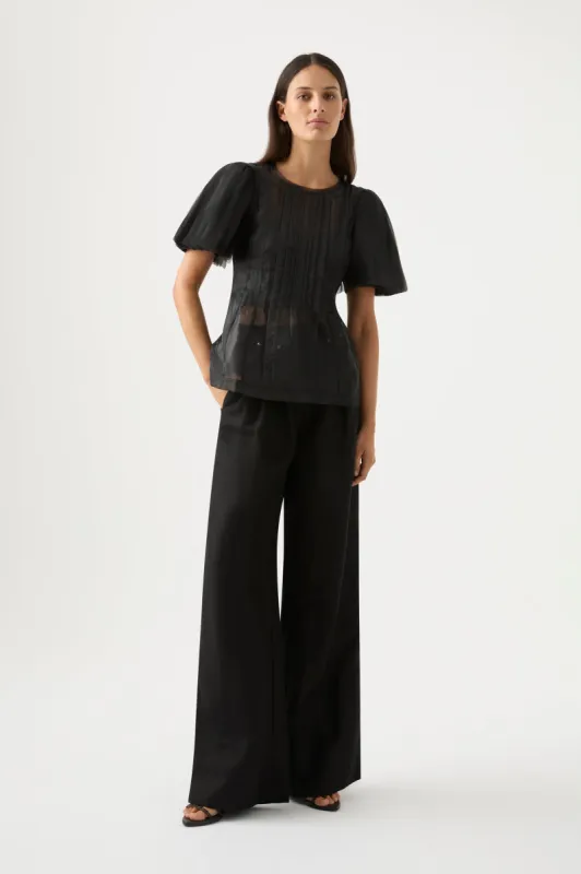 Stella Linear Ruffle Top made by Aje